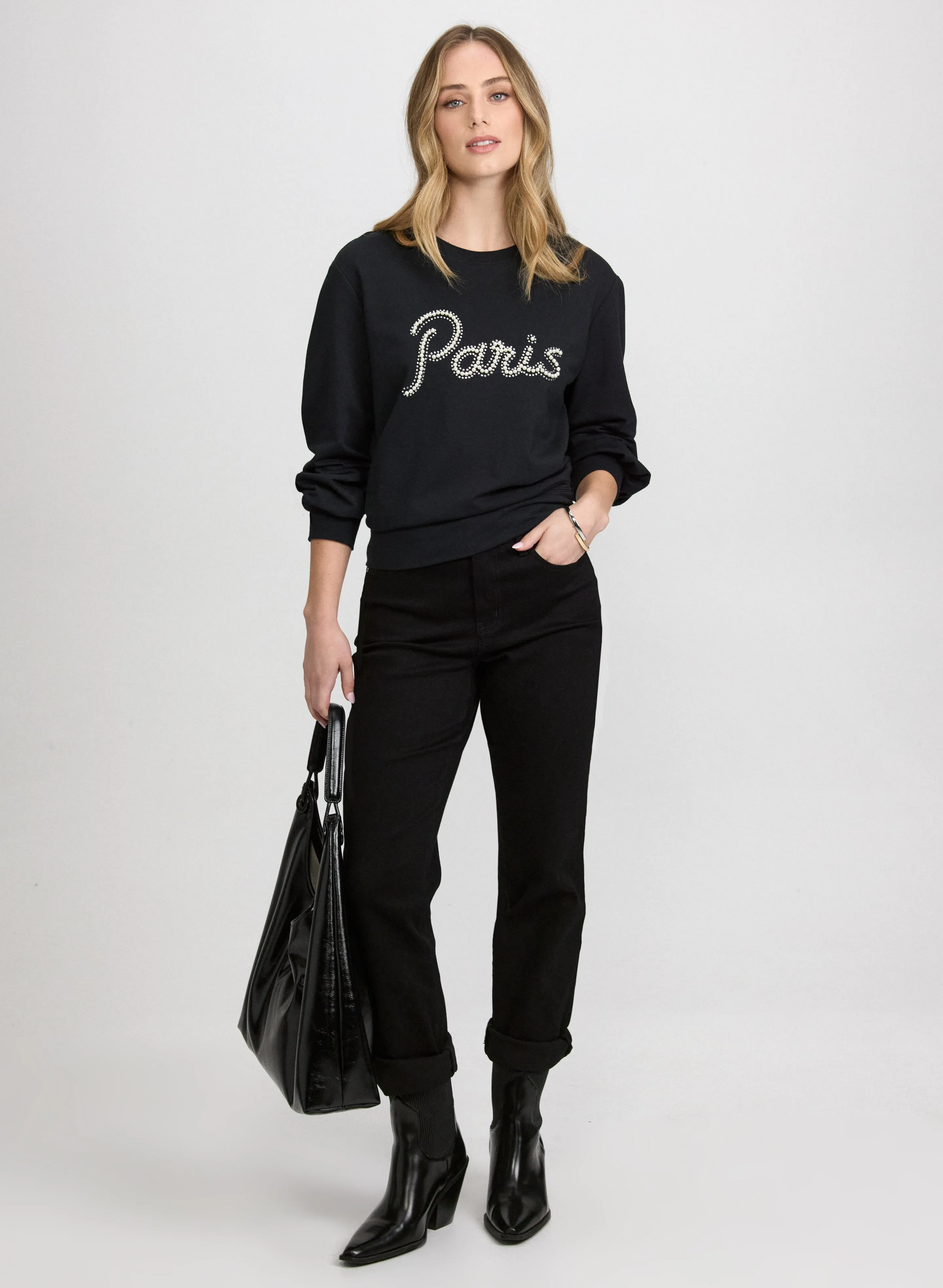 Paris Pearl Sweatshirt sold by Laura product image thumbnail 3