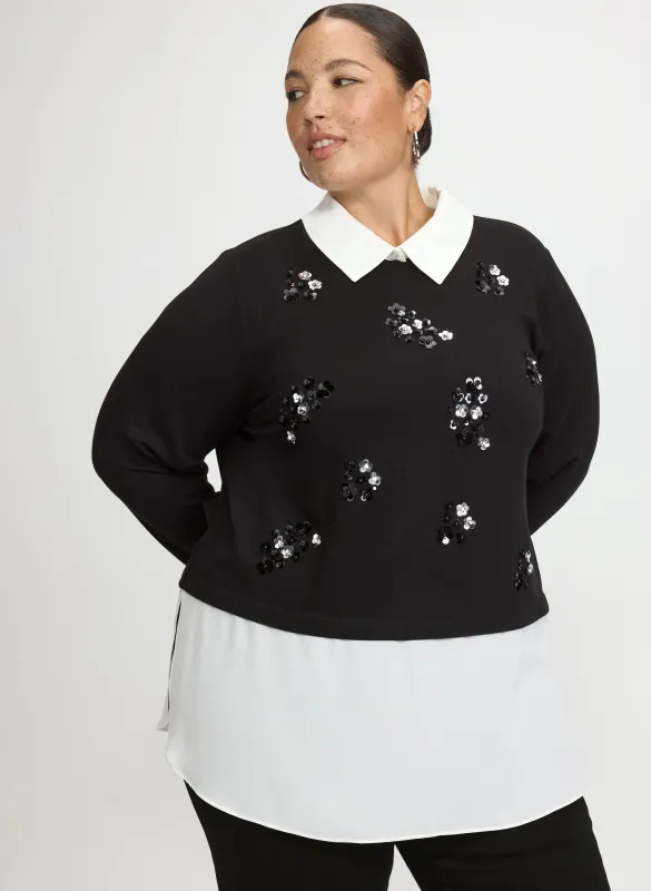 Layered Illusion Top sold by Laura