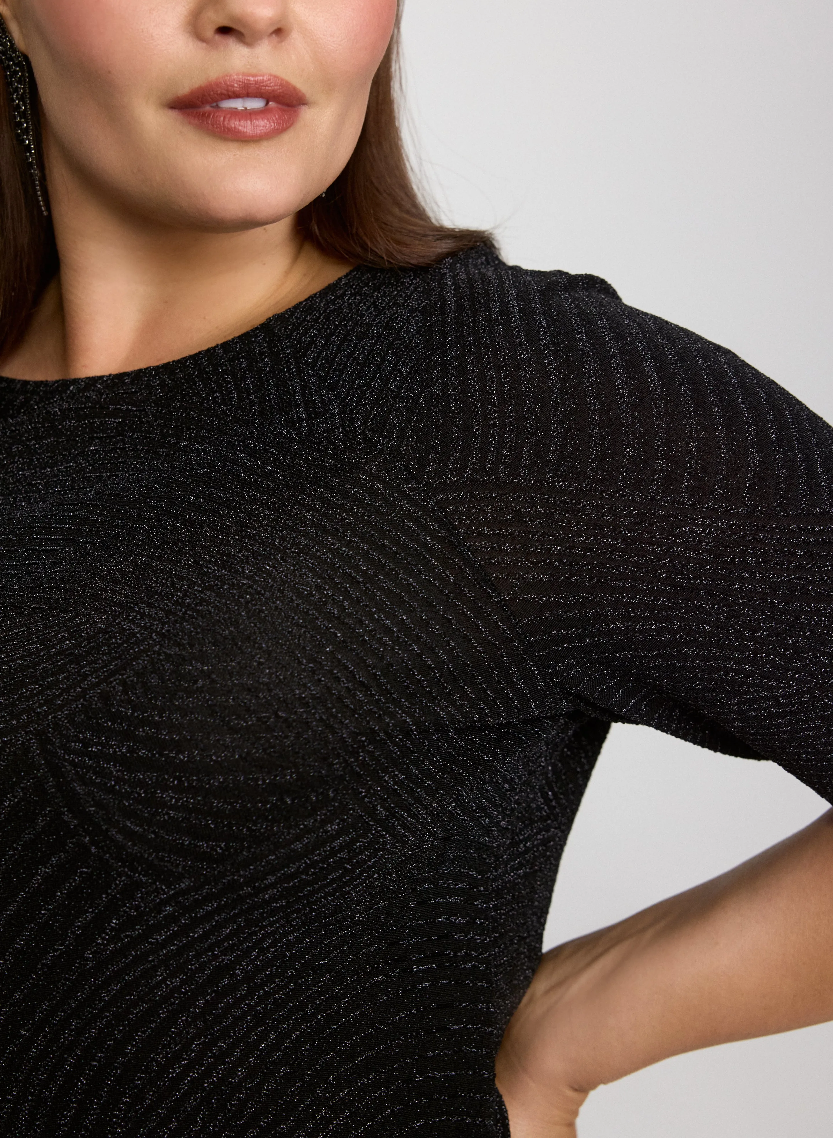 Metallic Jacquard Top sold by Laura product image thumbnail 3