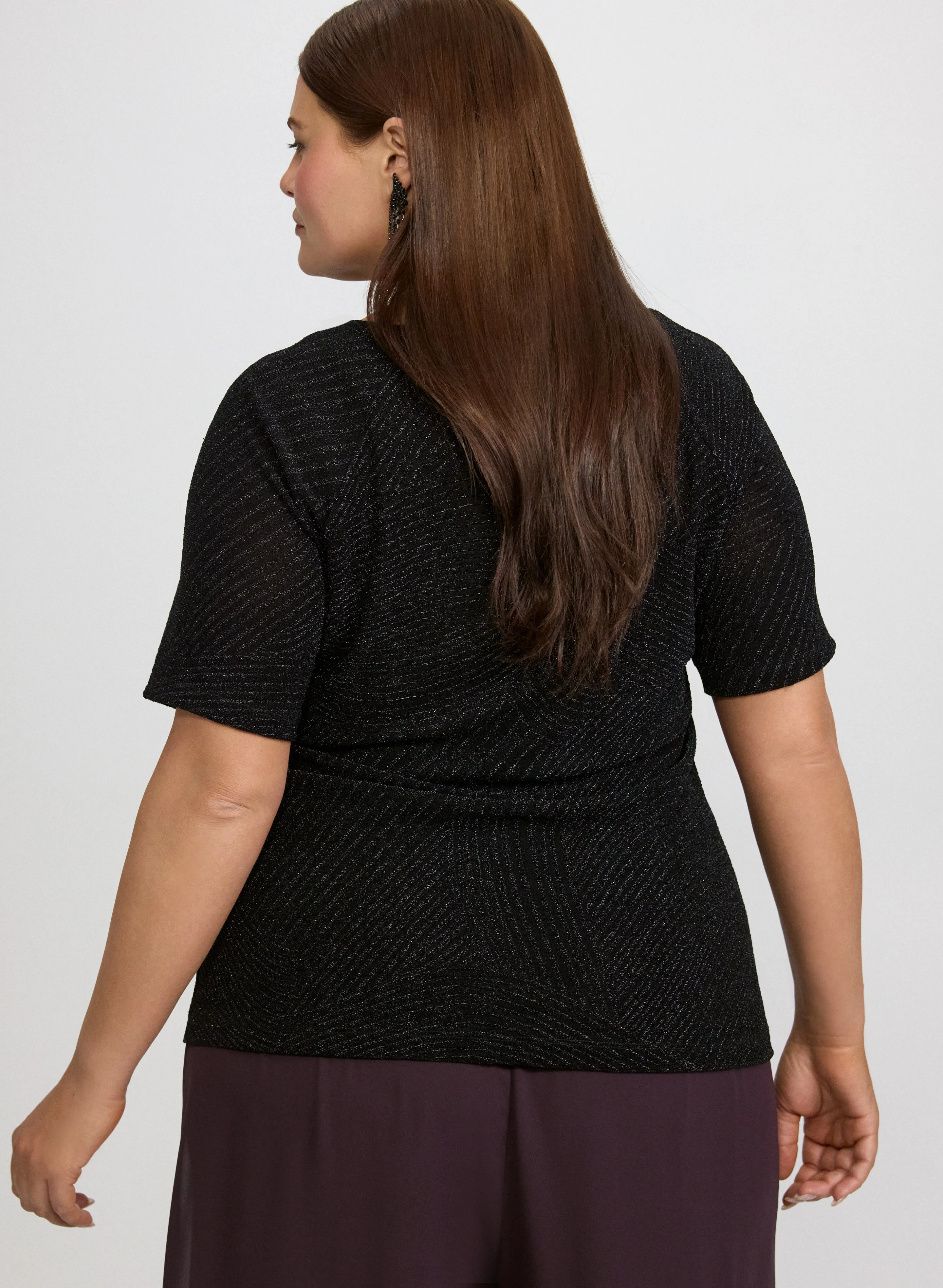 Metallic Jacquard Top sold by Laura product image thumbnail 4