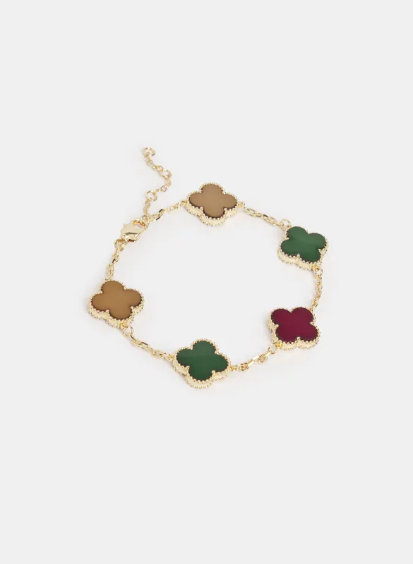 Clover Resin Bracelet sold by Laura