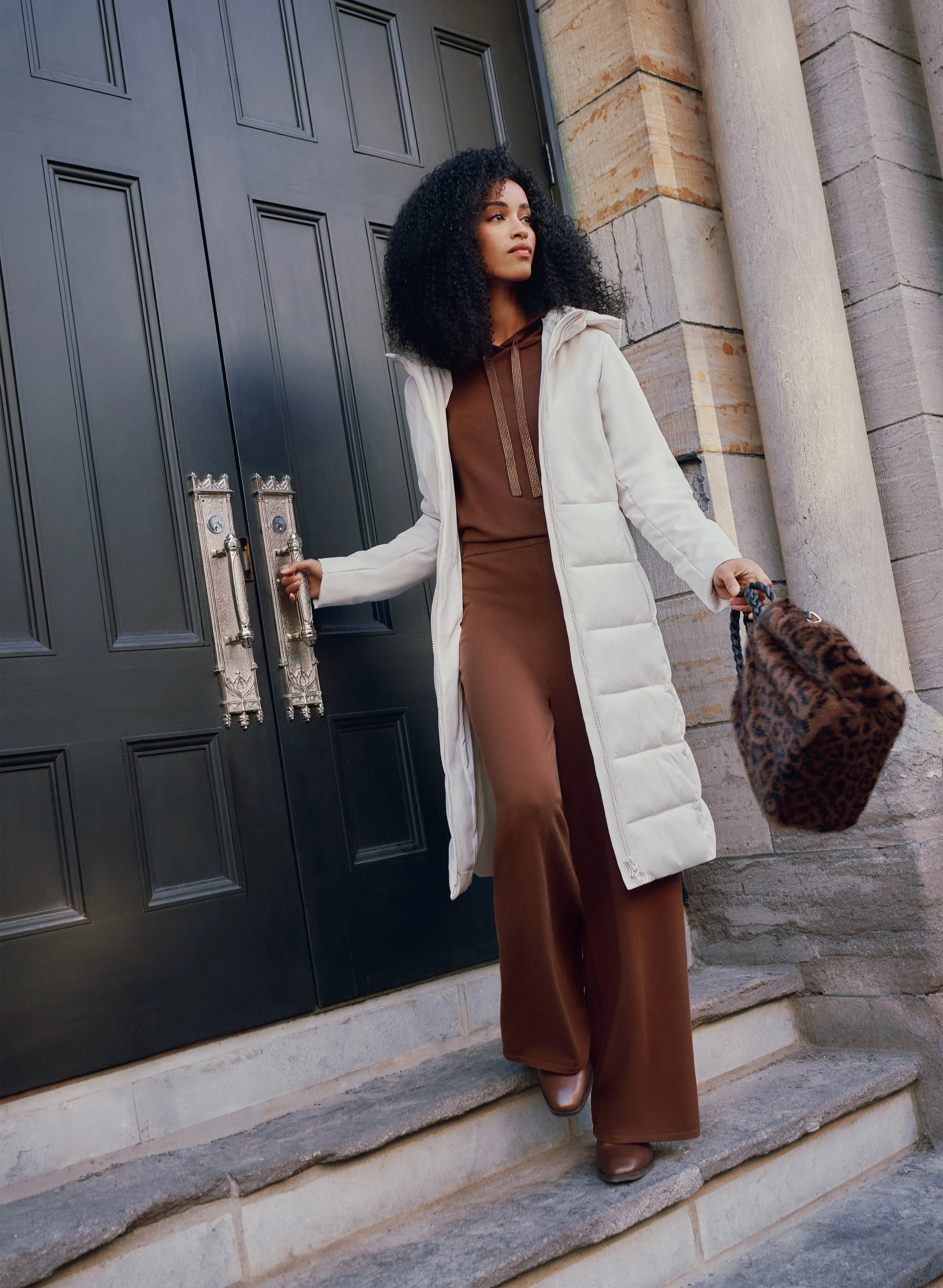 Quilted Puffer Coat sold by Laura product image thumbnail 3