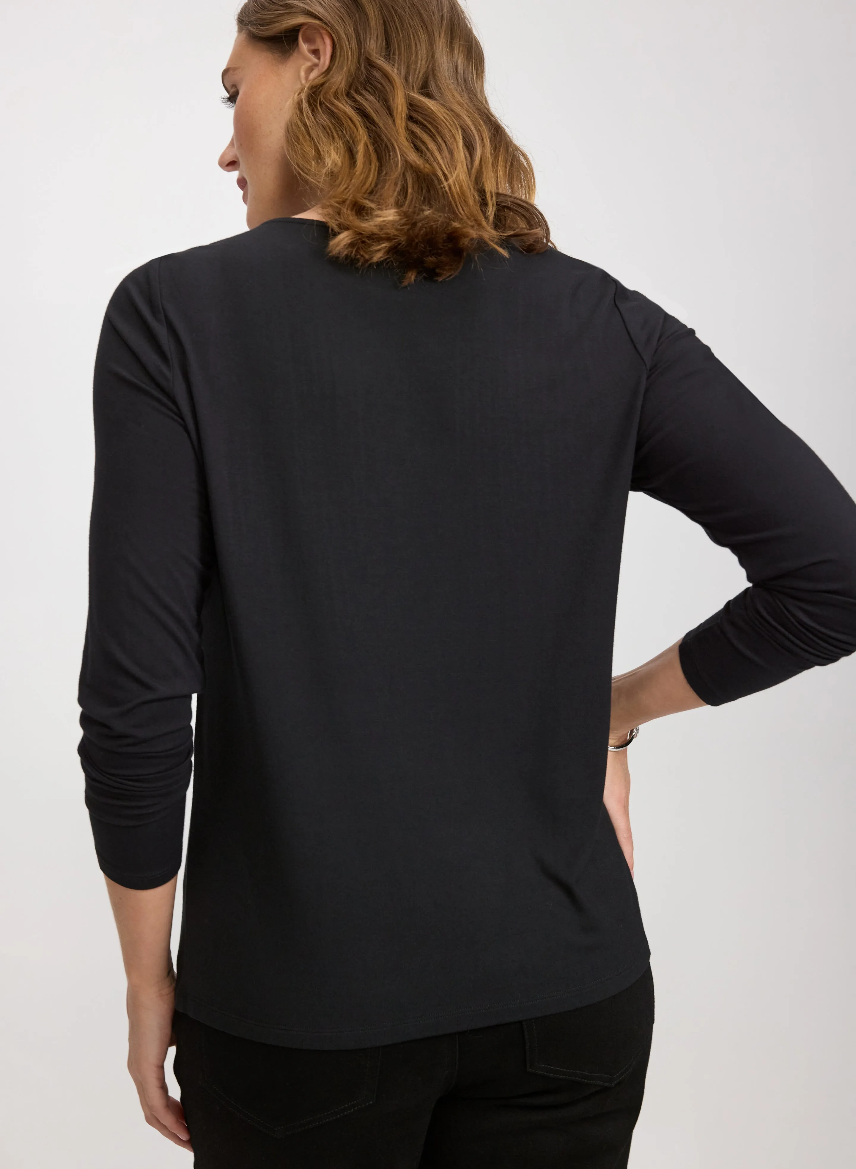 Rhinestone Detail T-Shirt sold by Laura product image thumbnail 3