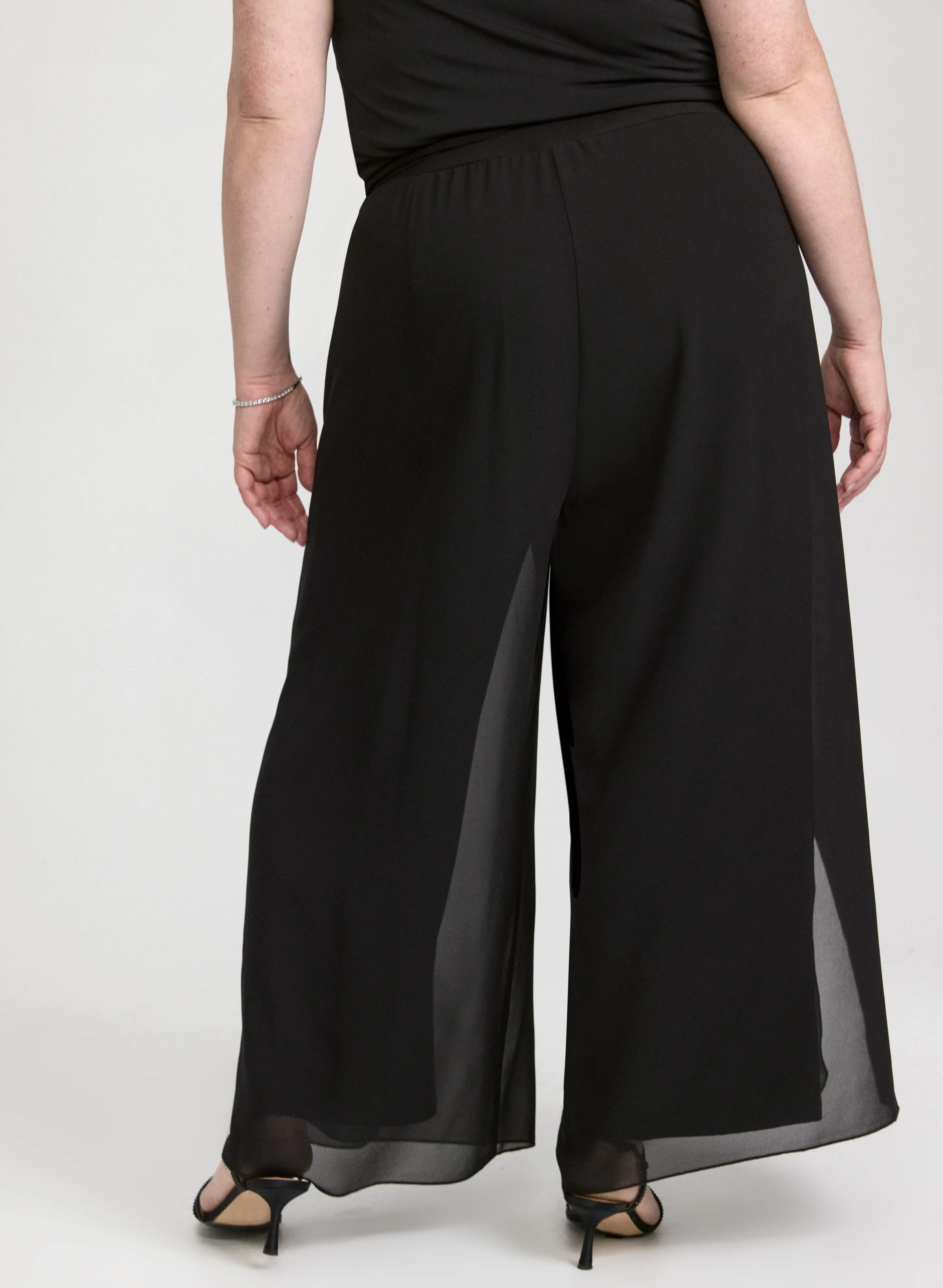 Wide-Leg Chiffon Pants sold by Laura product image thumbnail 3
