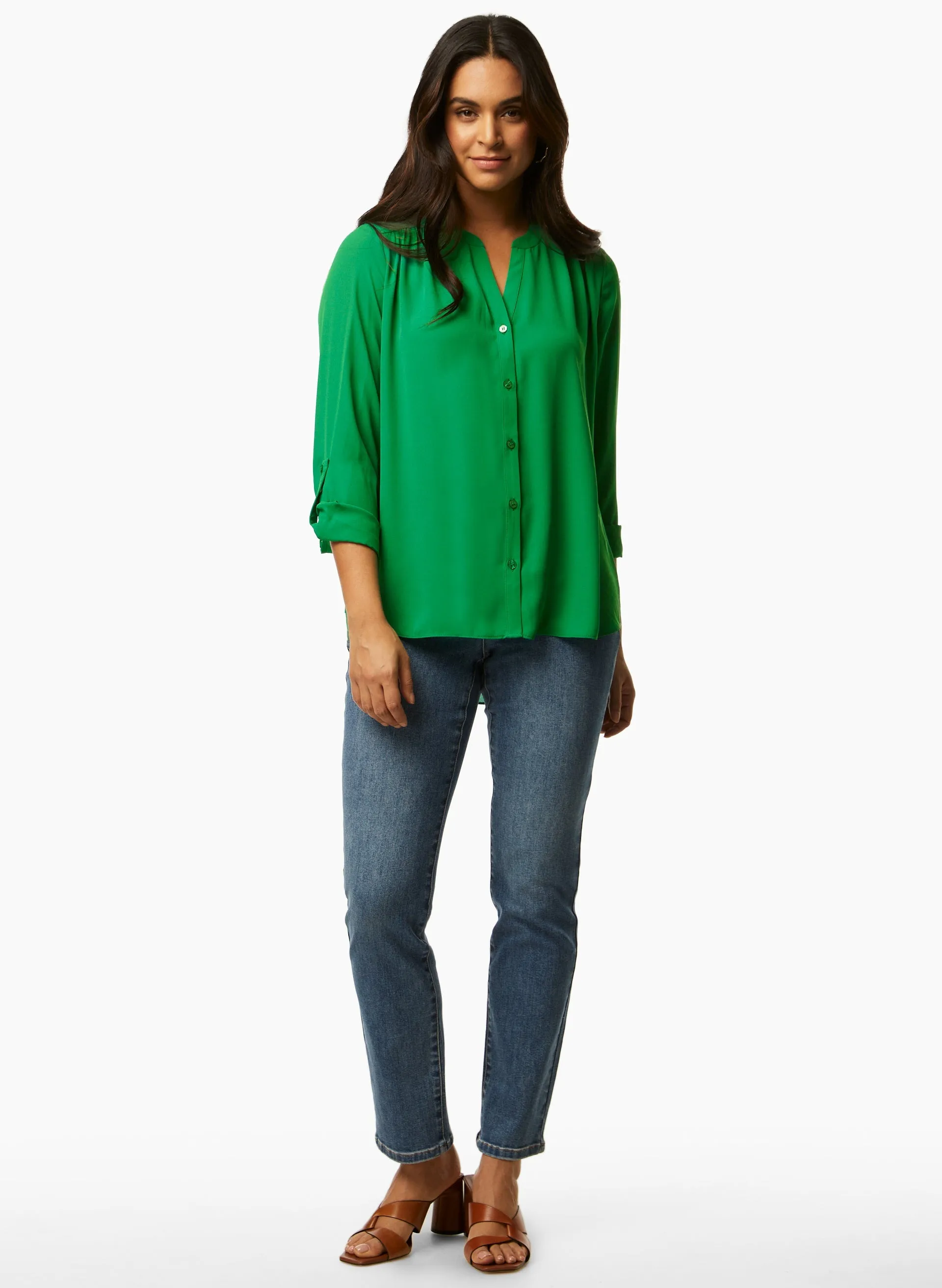 Roll-Up Sleeve Blouse sold by Laura product image thumbnail 2