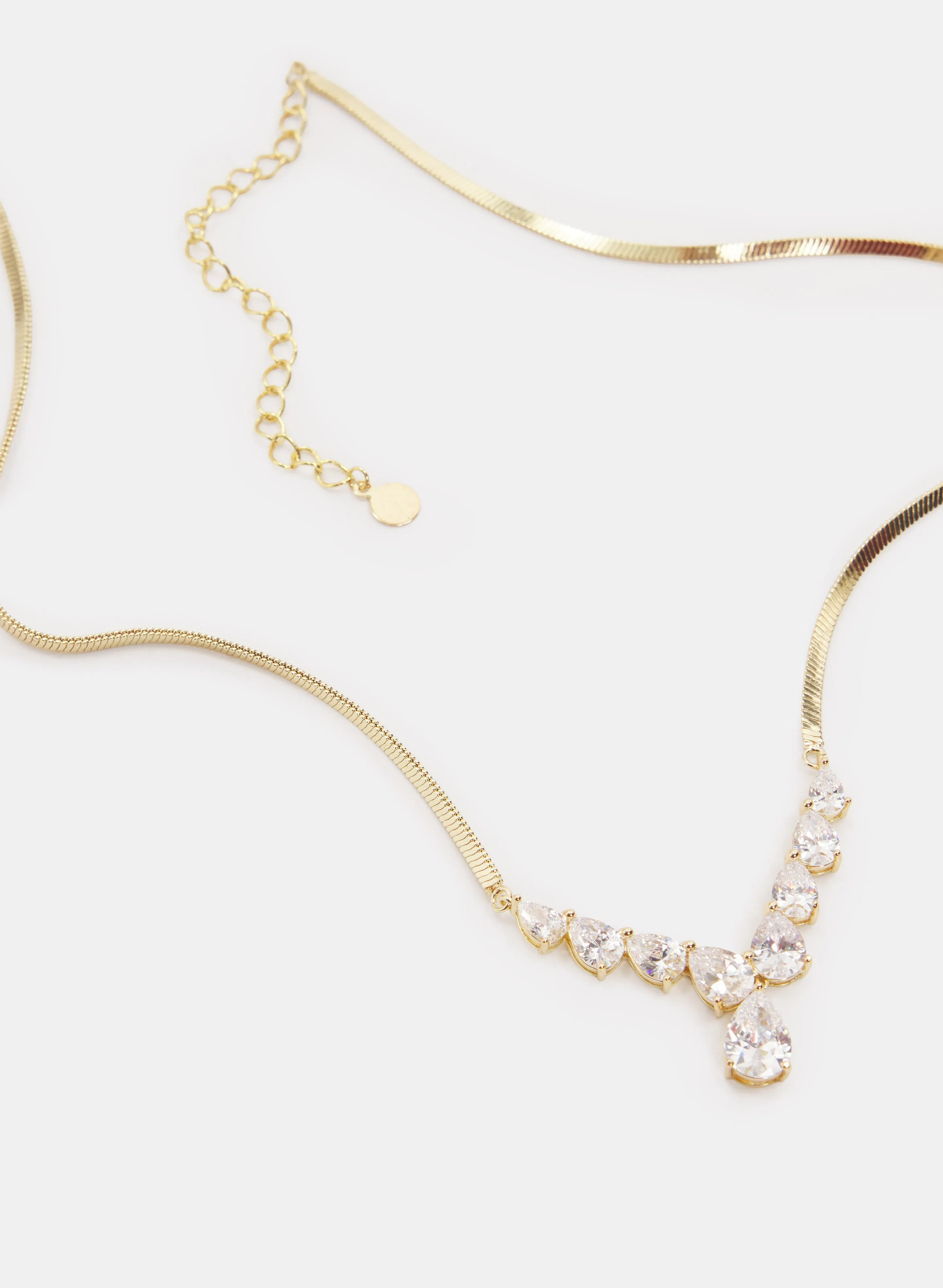 Cubic Zirconia Stone Necklace sold by Laura product image thumbnail 2