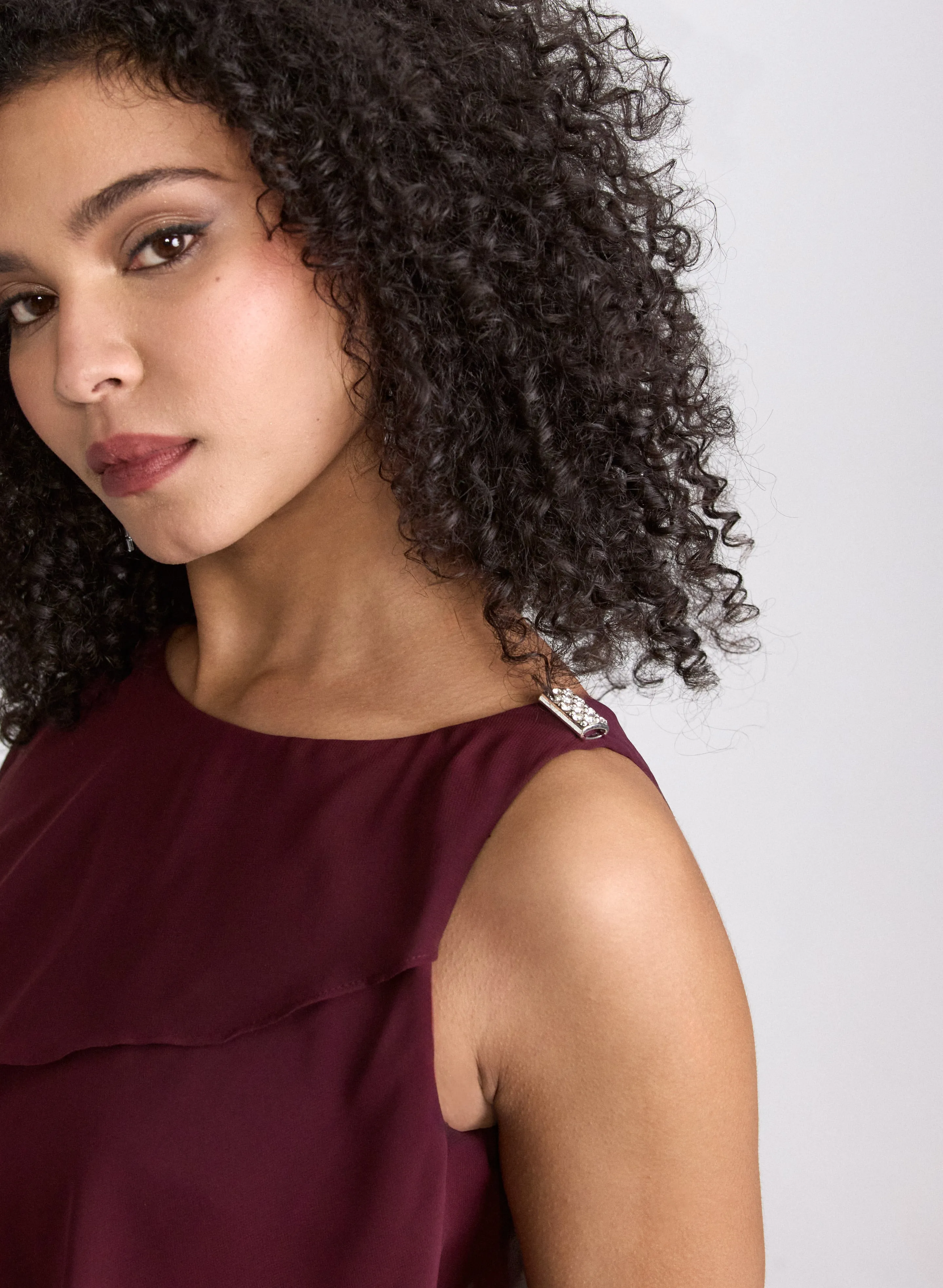 Tiered Chiffon Dress sold by Laura product image thumbnail 2