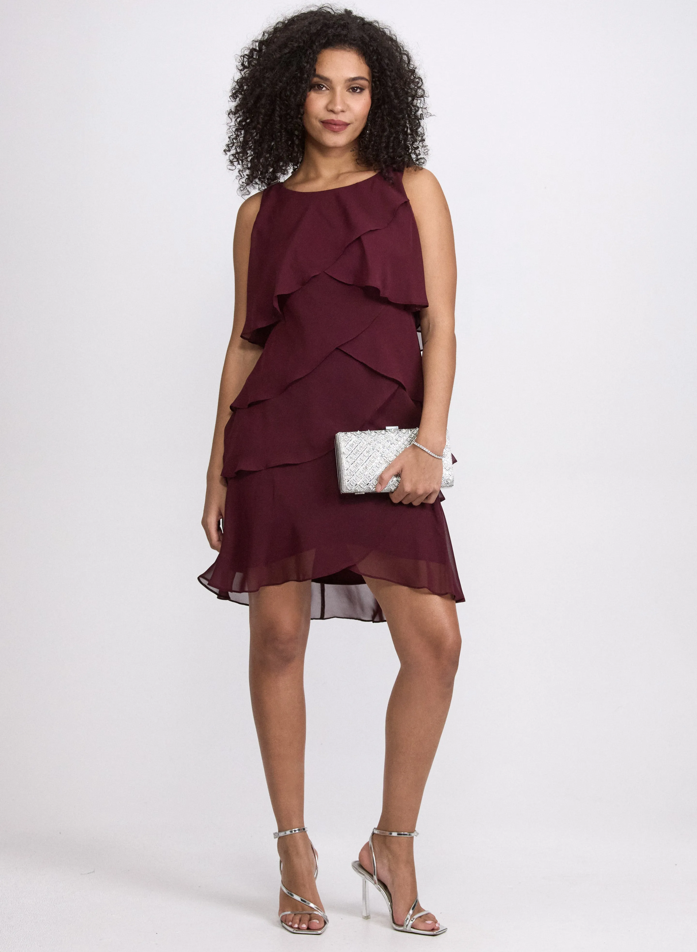 Tiered Chiffon Dress sold by Laura