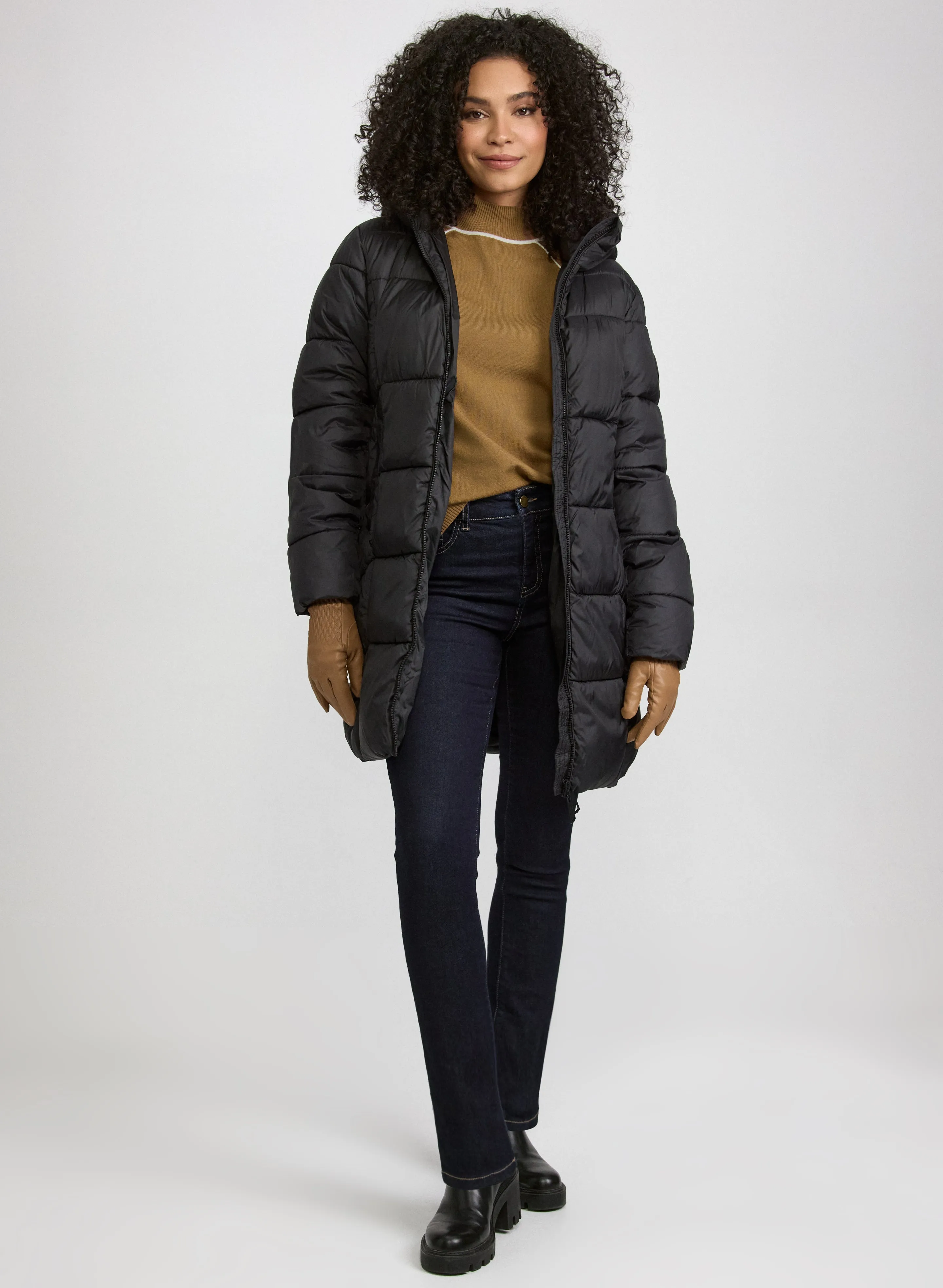 Simon Chang - Hooded Puffer Coat sold by Laura product image thumbnail 2