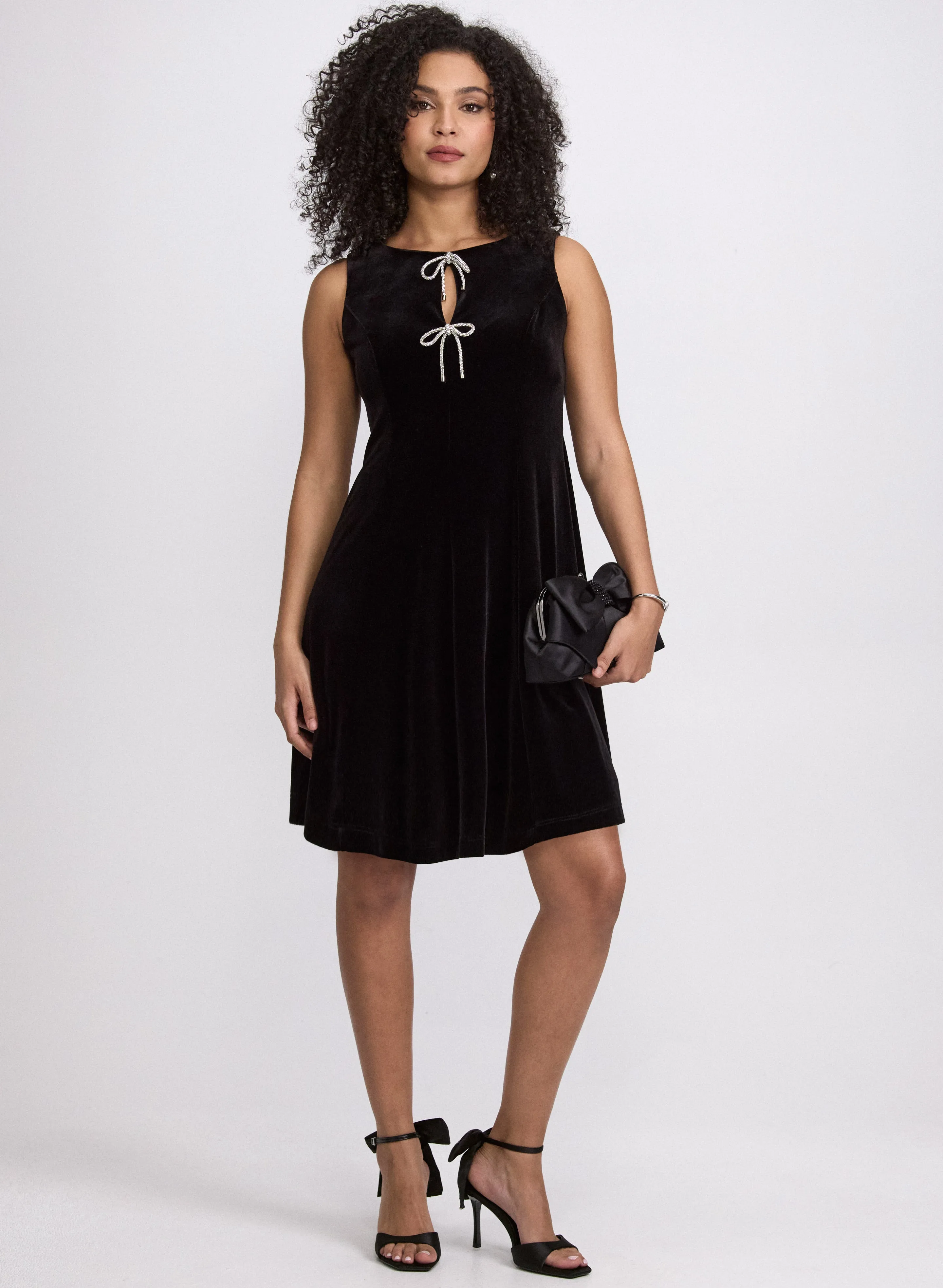 Bow Velvet Dress sold by Laura