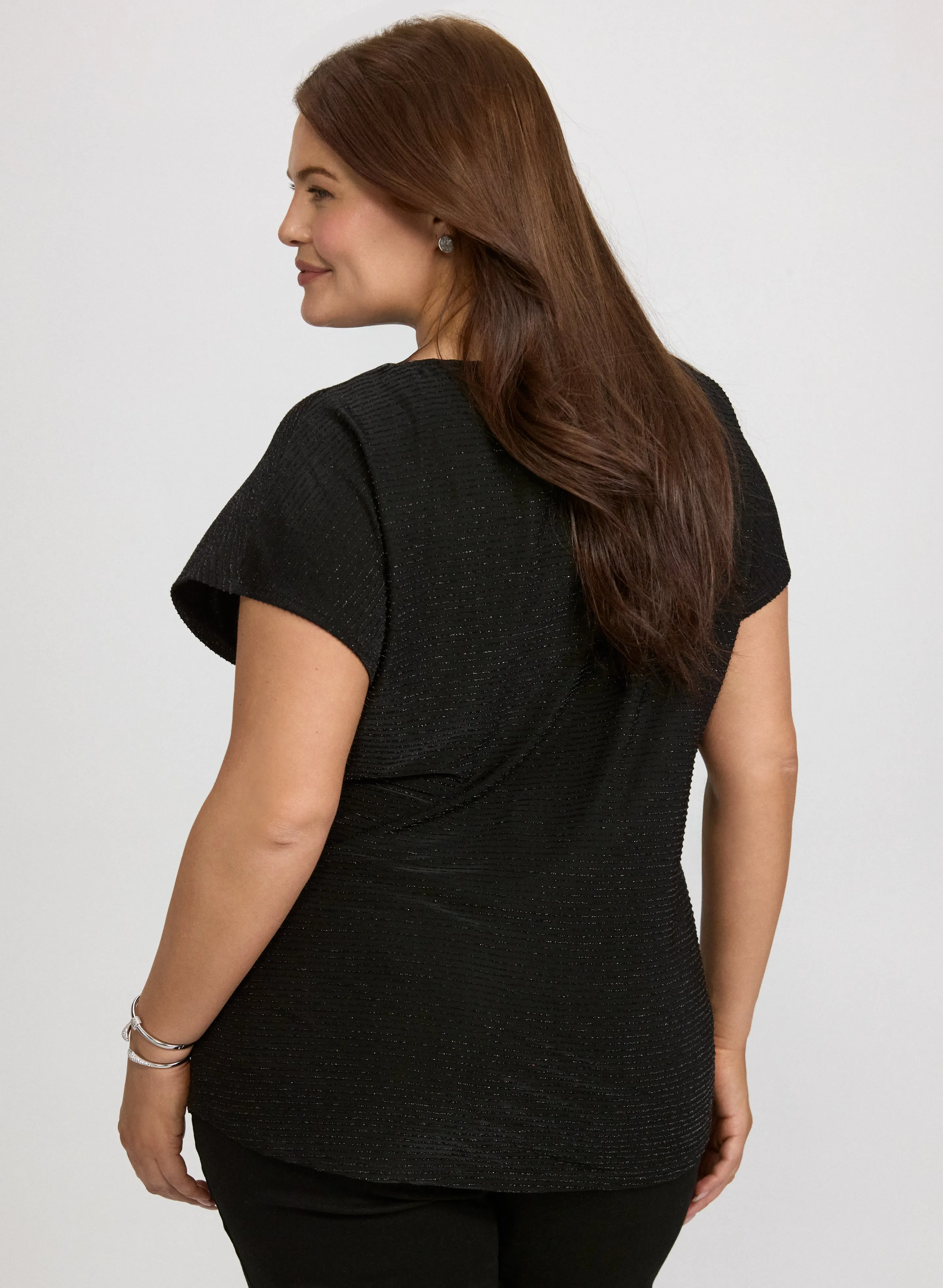 Metallic Jersey Top sold by Laura product image thumbnail 4