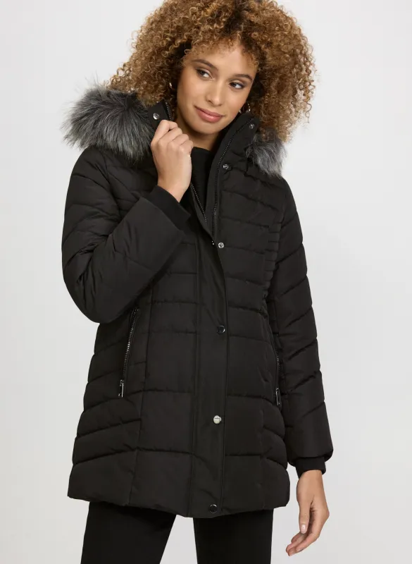 Box Quilt Coat sold by Laura