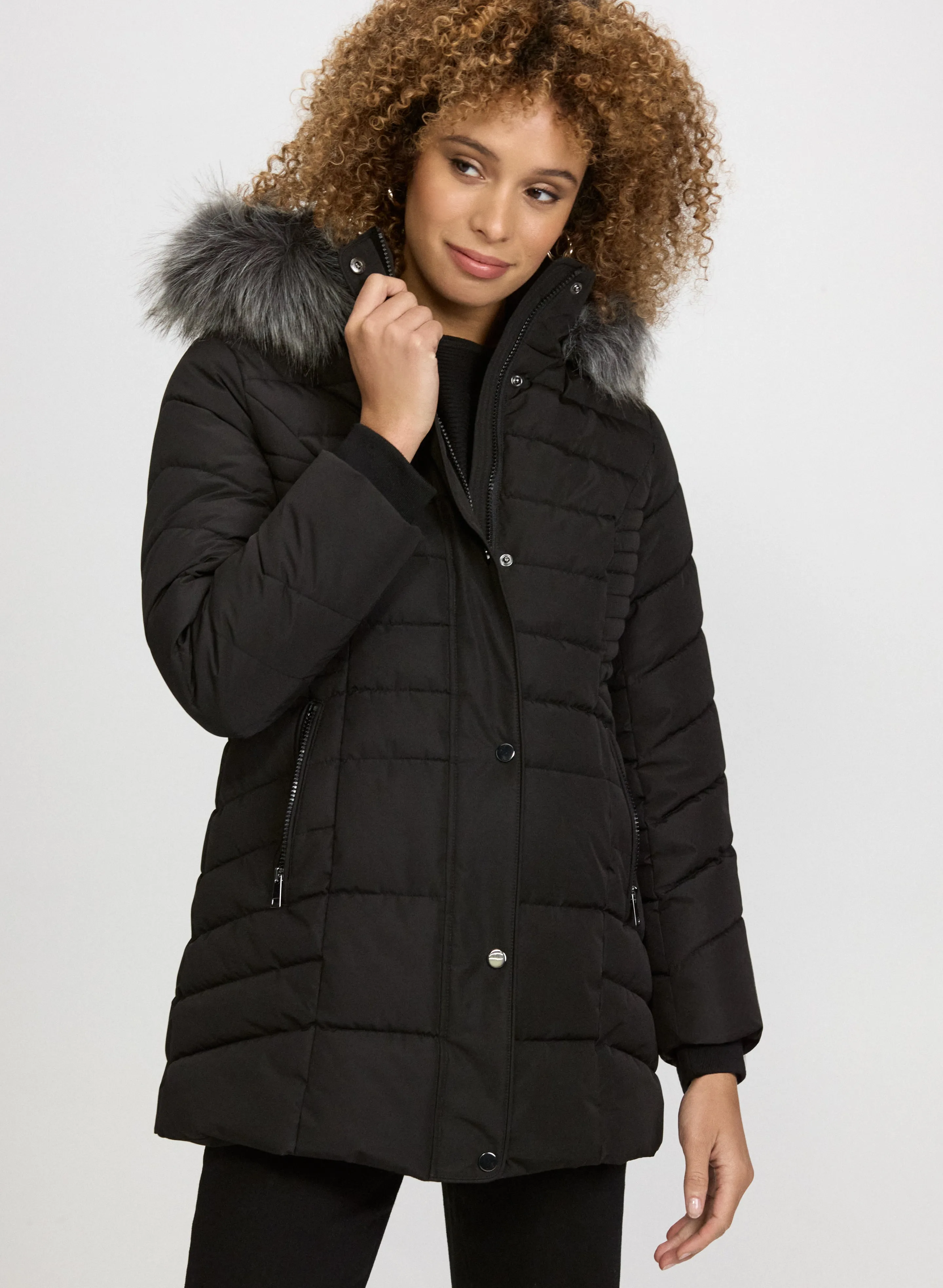 Box Quilt Coat sold by Laura