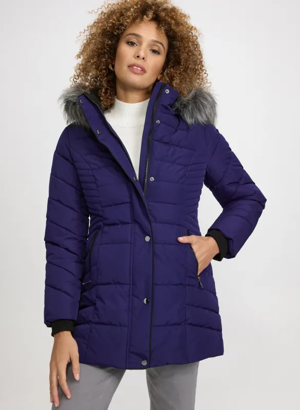 Box Quilt Coat sold by Laura