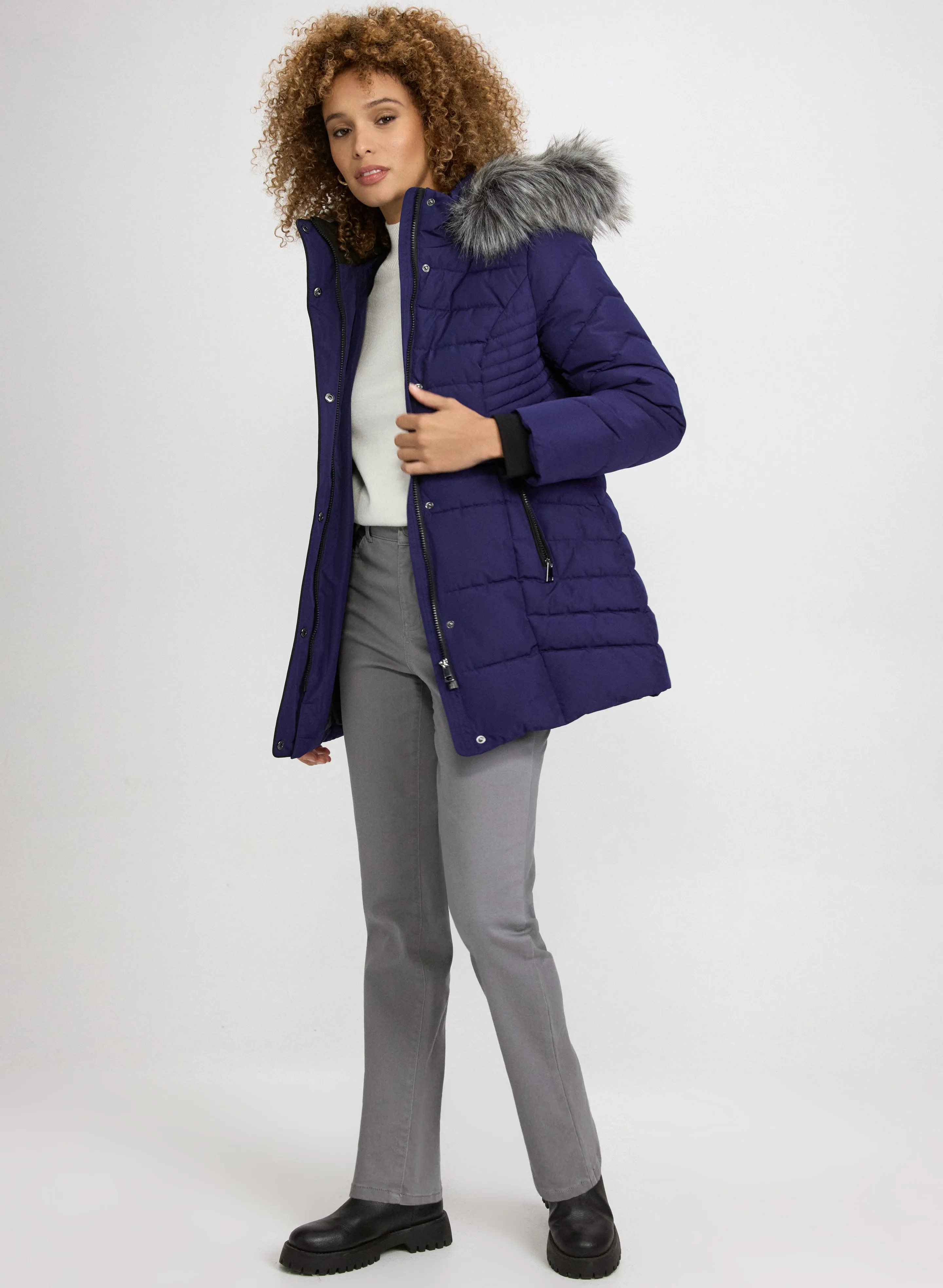 Box Quilt Coat sold by Laura product image thumbnail 4