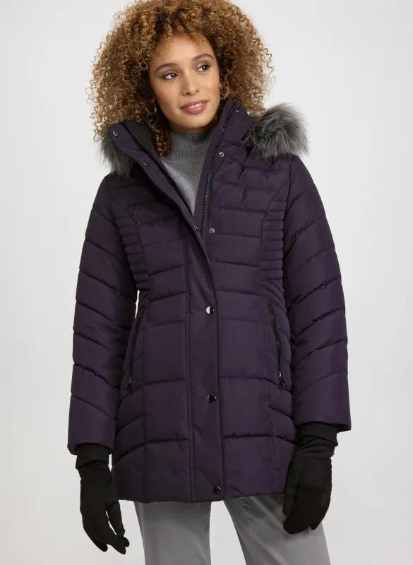 Box Quilt Coat sold by Laura