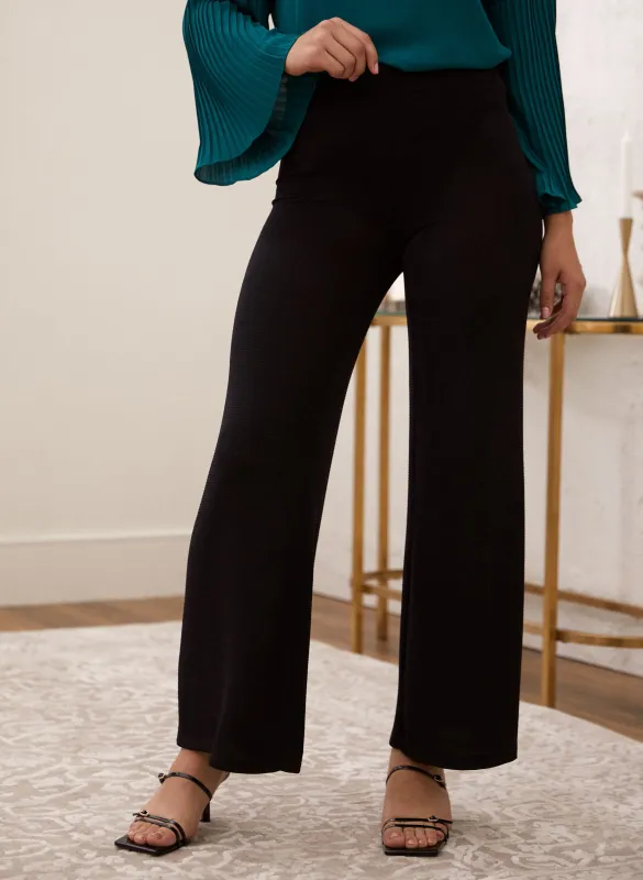 Pull-On Wide Leg Glitter Pants sold by Laura