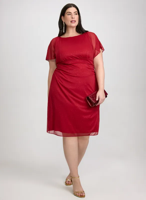 Glitter Mesh Dress sold by Laura