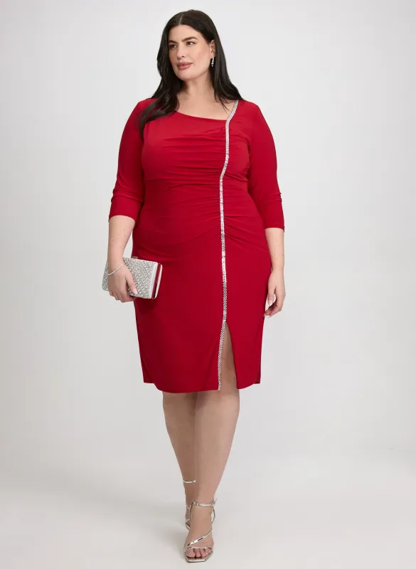 Rhinestone Trim Dress sold by Laura