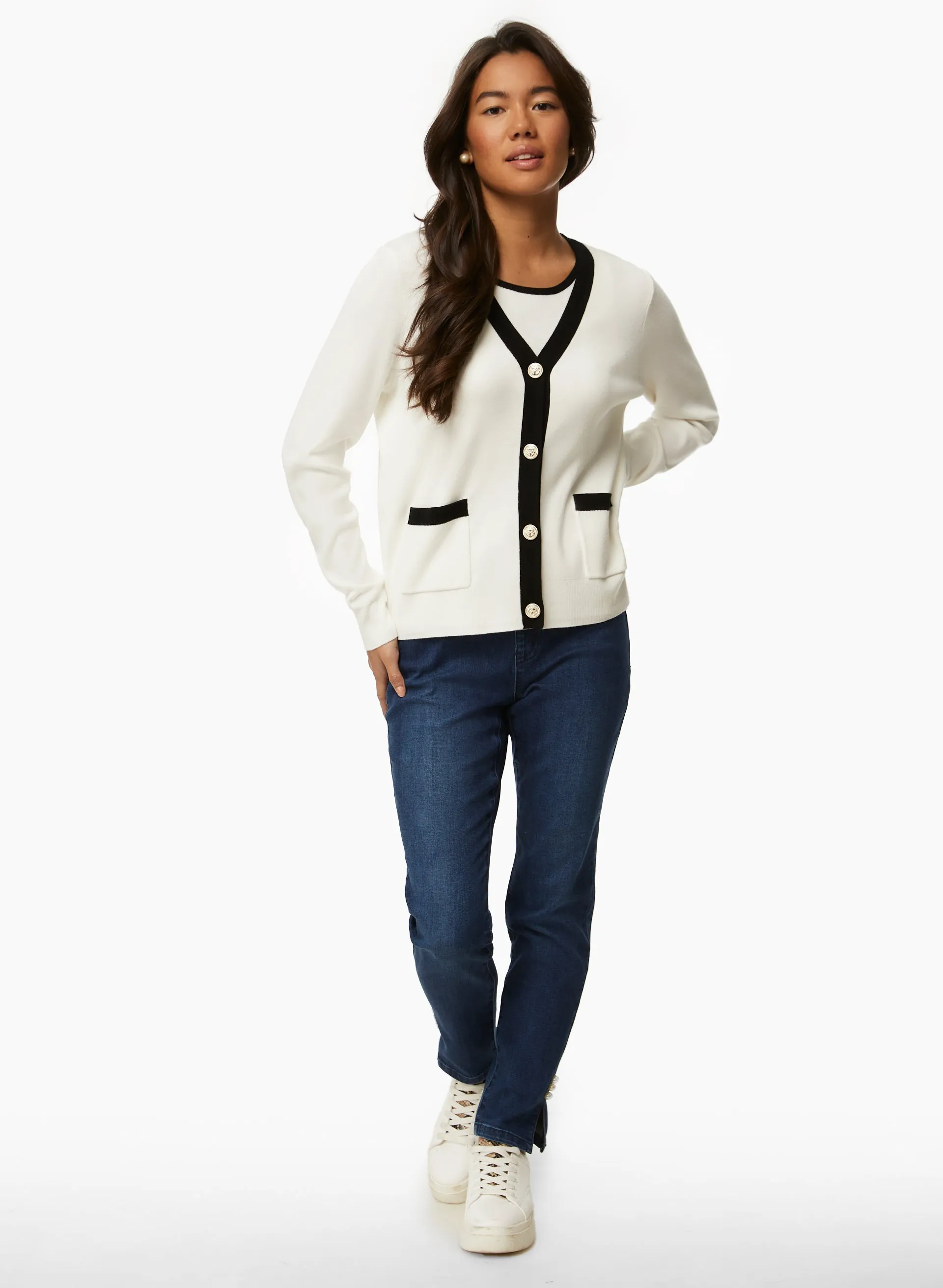 Button Front Cardigan sold by Laura product image thumbnail 2