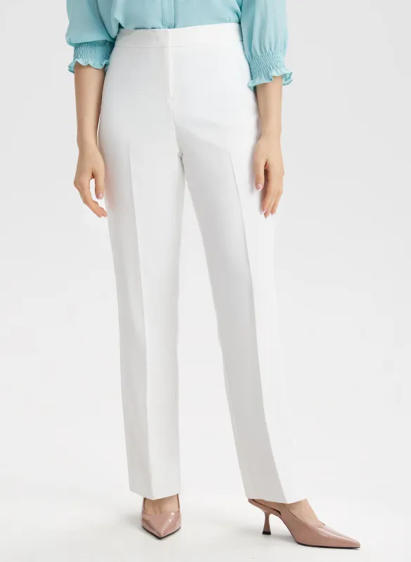 Pleated Straight Leg Pants sold by Laura