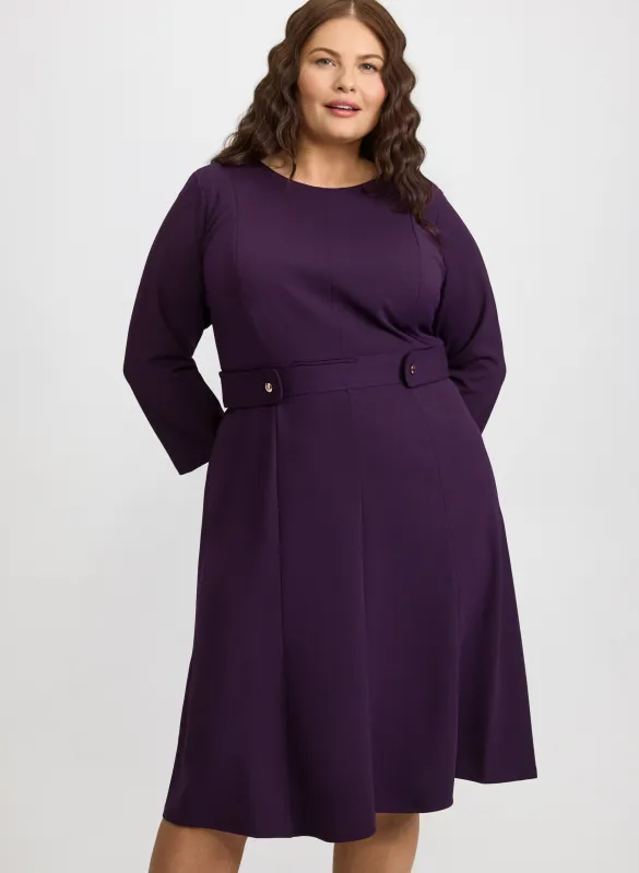 Buttoned-Tab Detail Dress sold by Laura