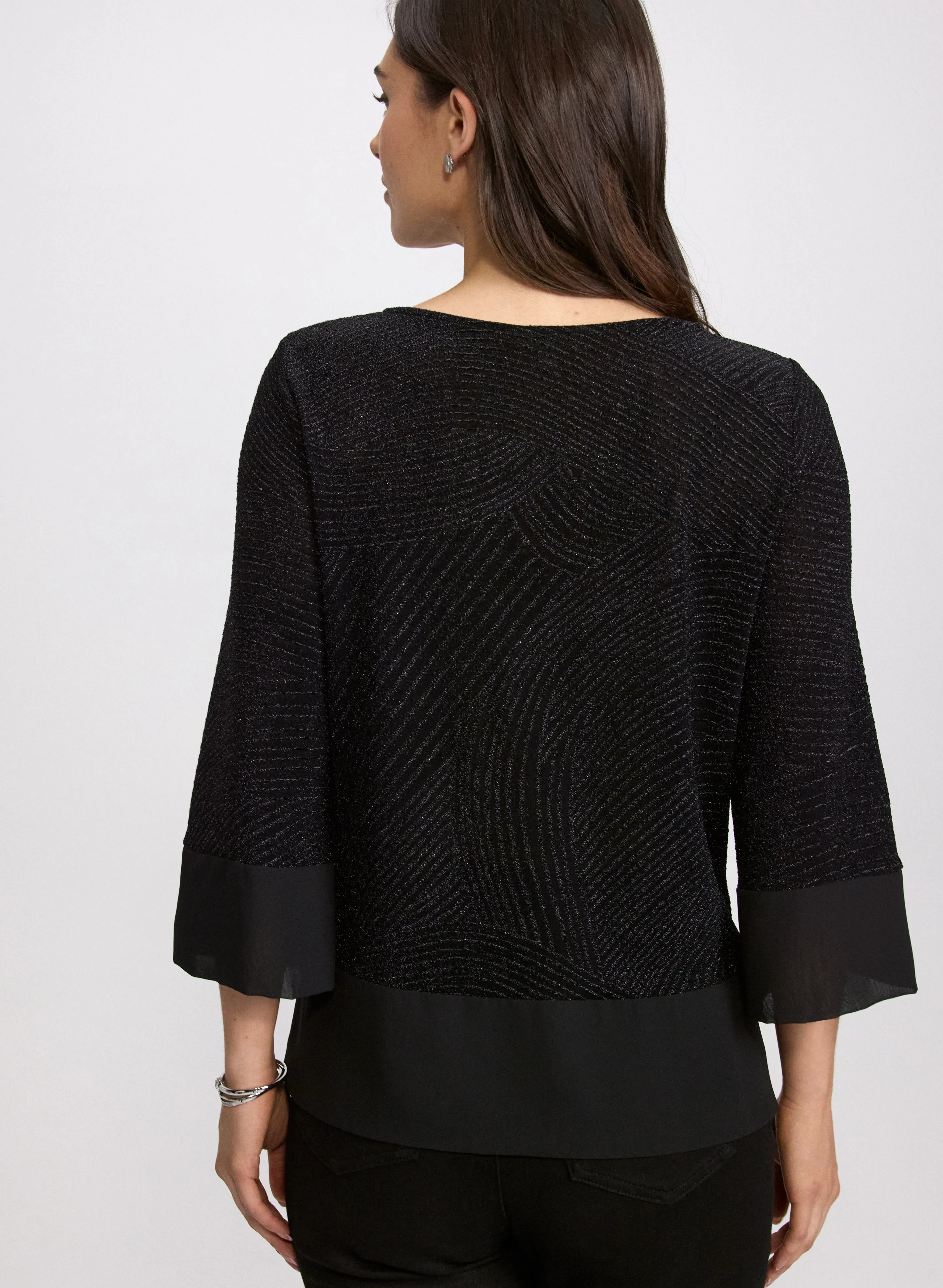 Metallic Jacquard Top sold by Laura product image thumbnail 4