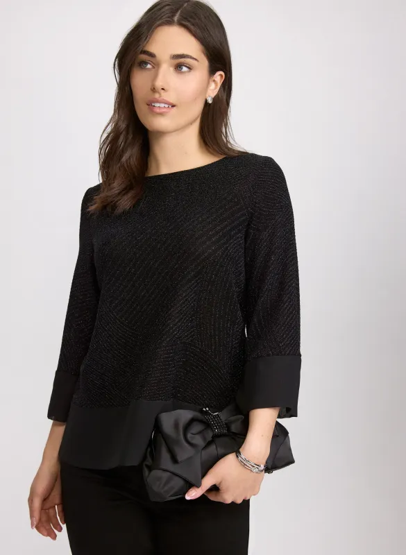 Metallic Jacquard Top sold by Laura