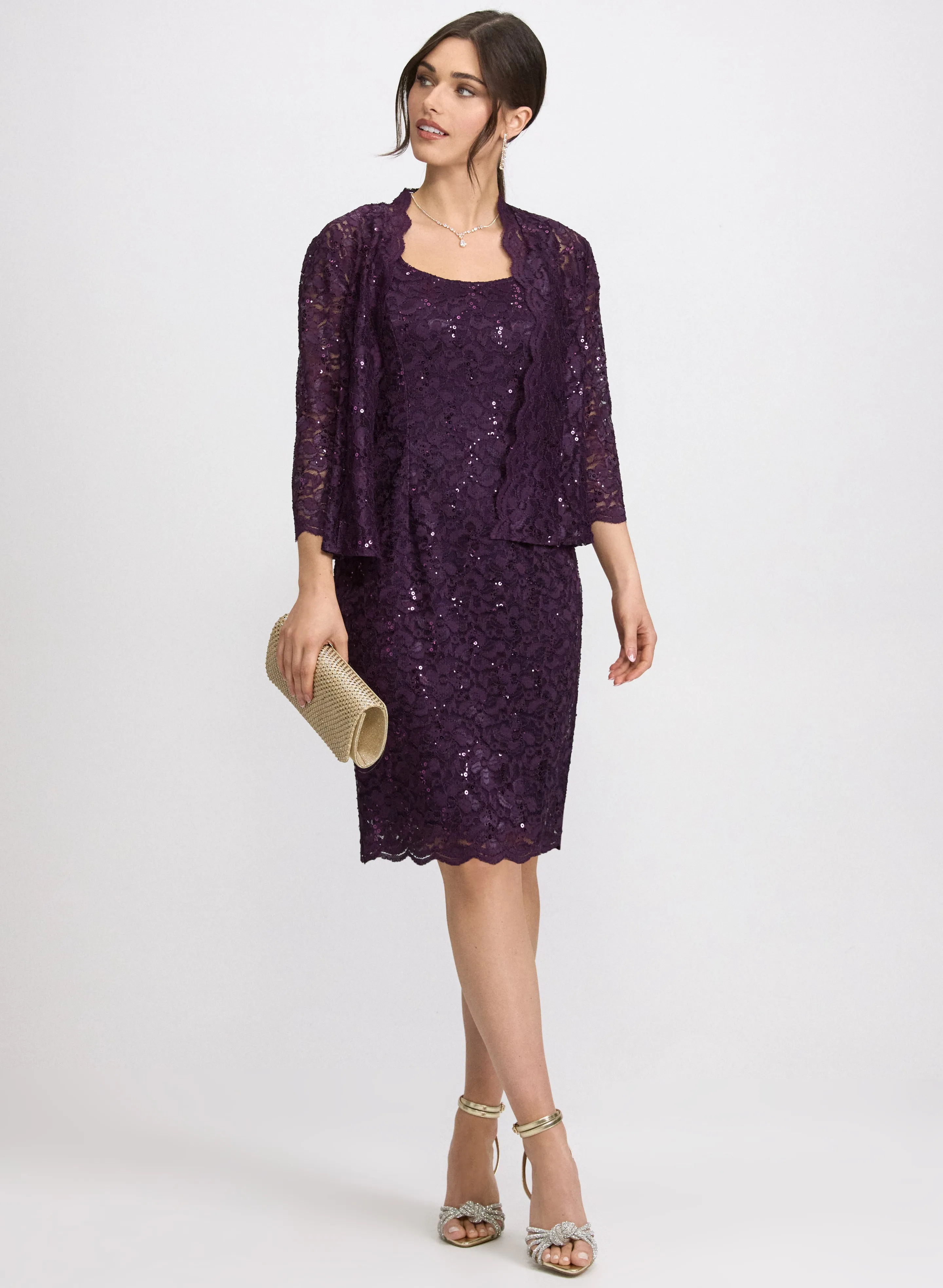 Lace Jacket & Dress Set sold by Laura