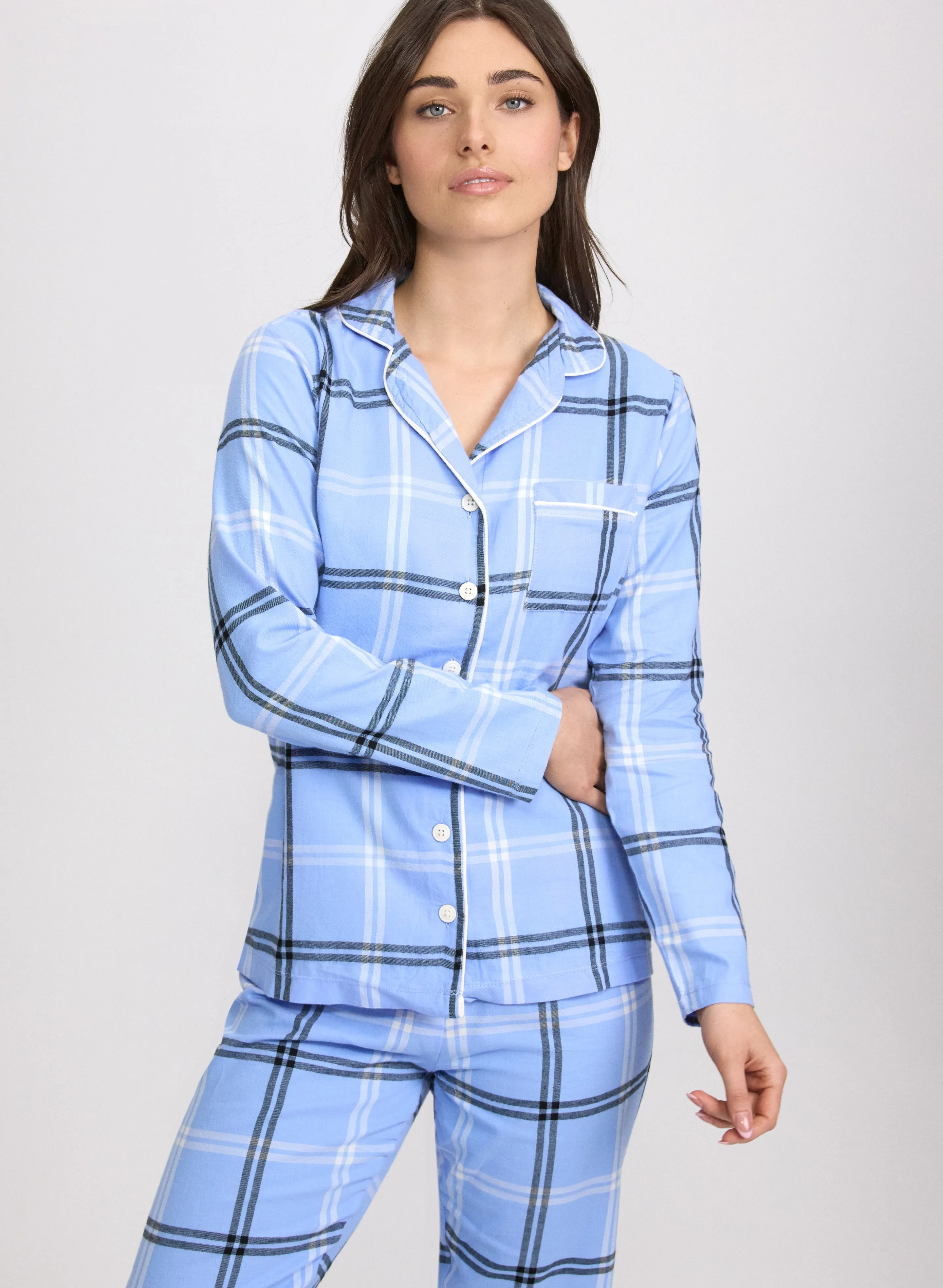 Plaid Print Pyjama Set sold by Laura product image thumbnail 4