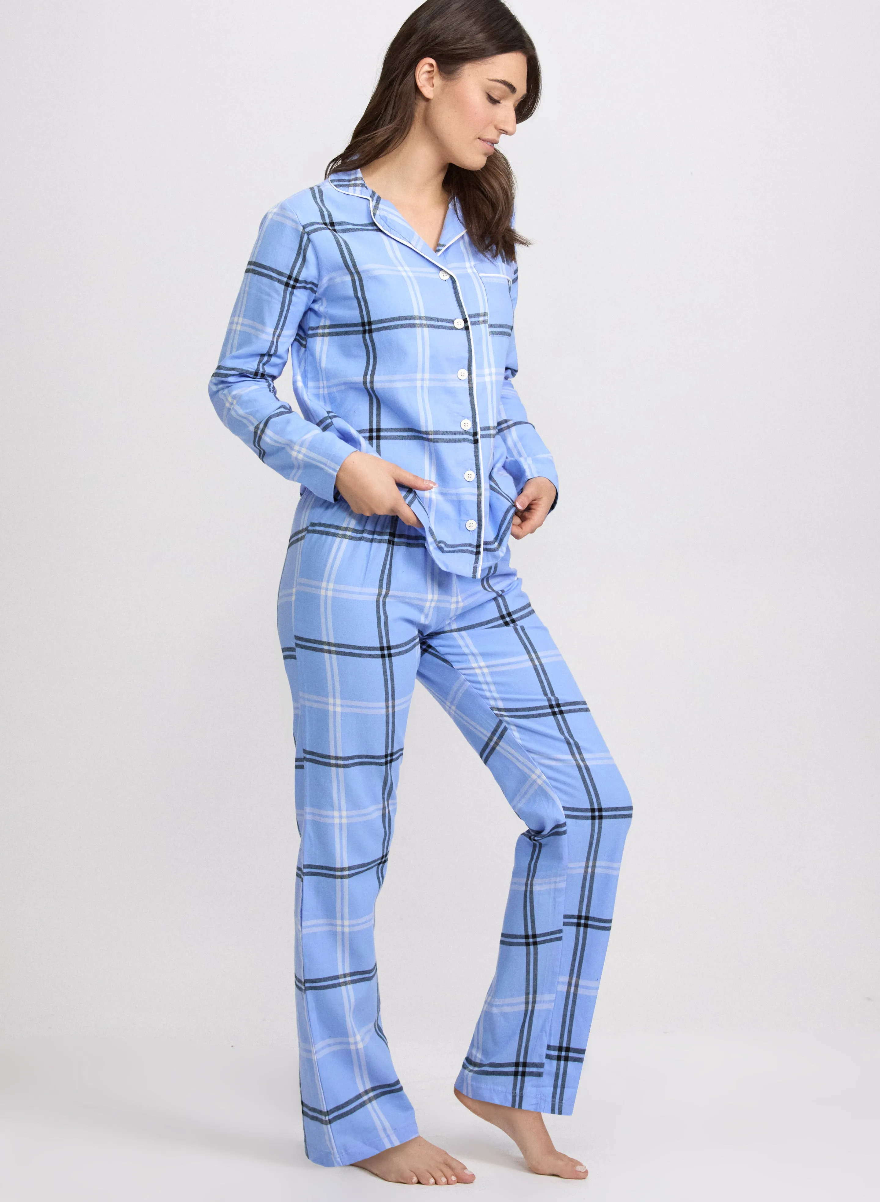 Plaid Print Pyjama Set sold by Laura product image thumbnail 3
