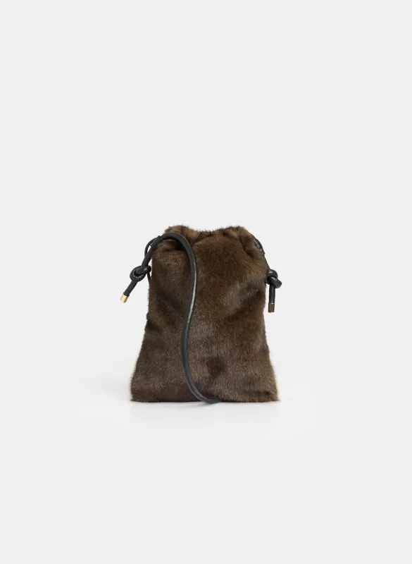 Faux-Fur Phone Bag sold by Laura