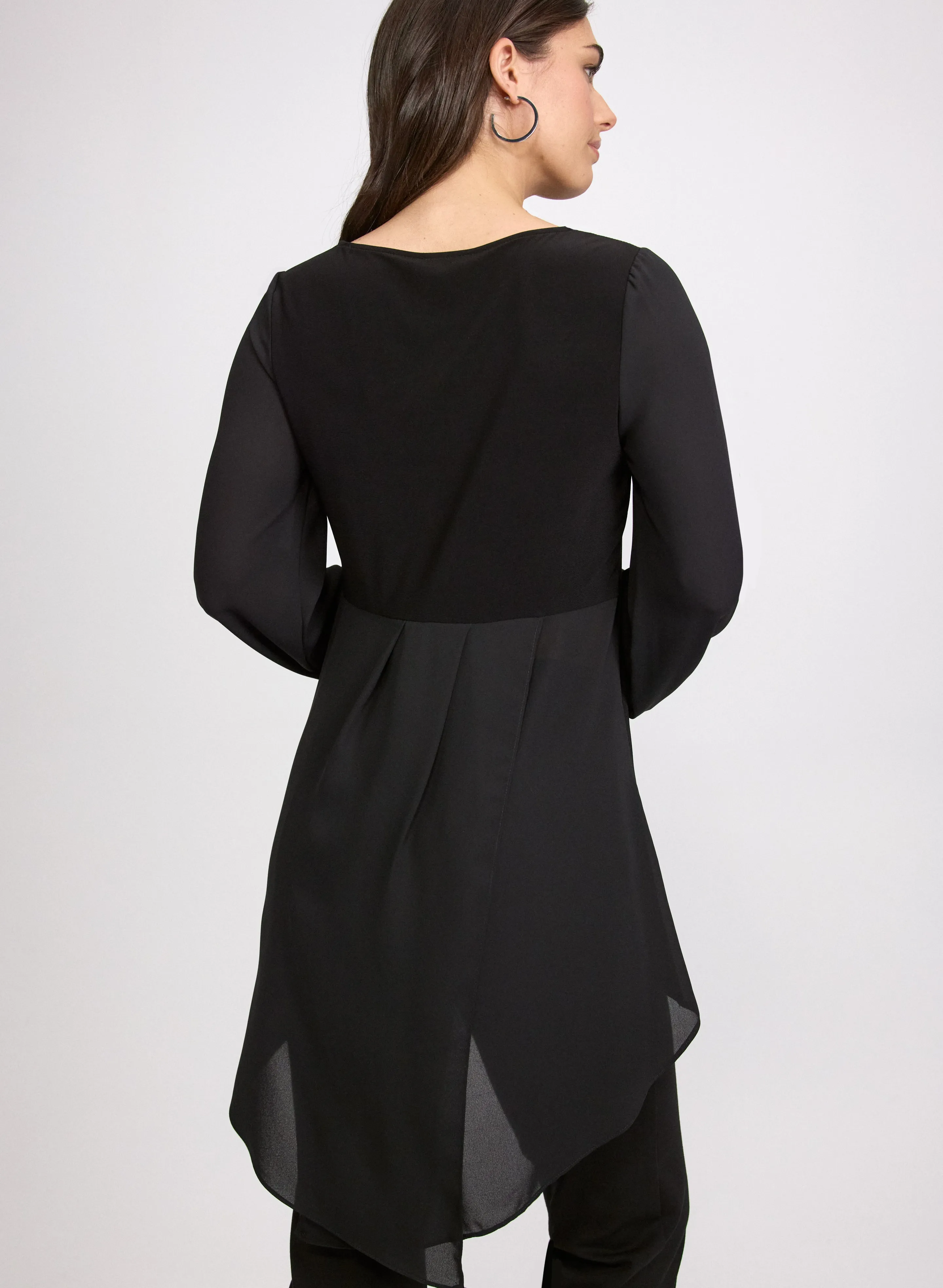 High-Low Chiffon Hem Top sold by Laura product image thumbnail 4