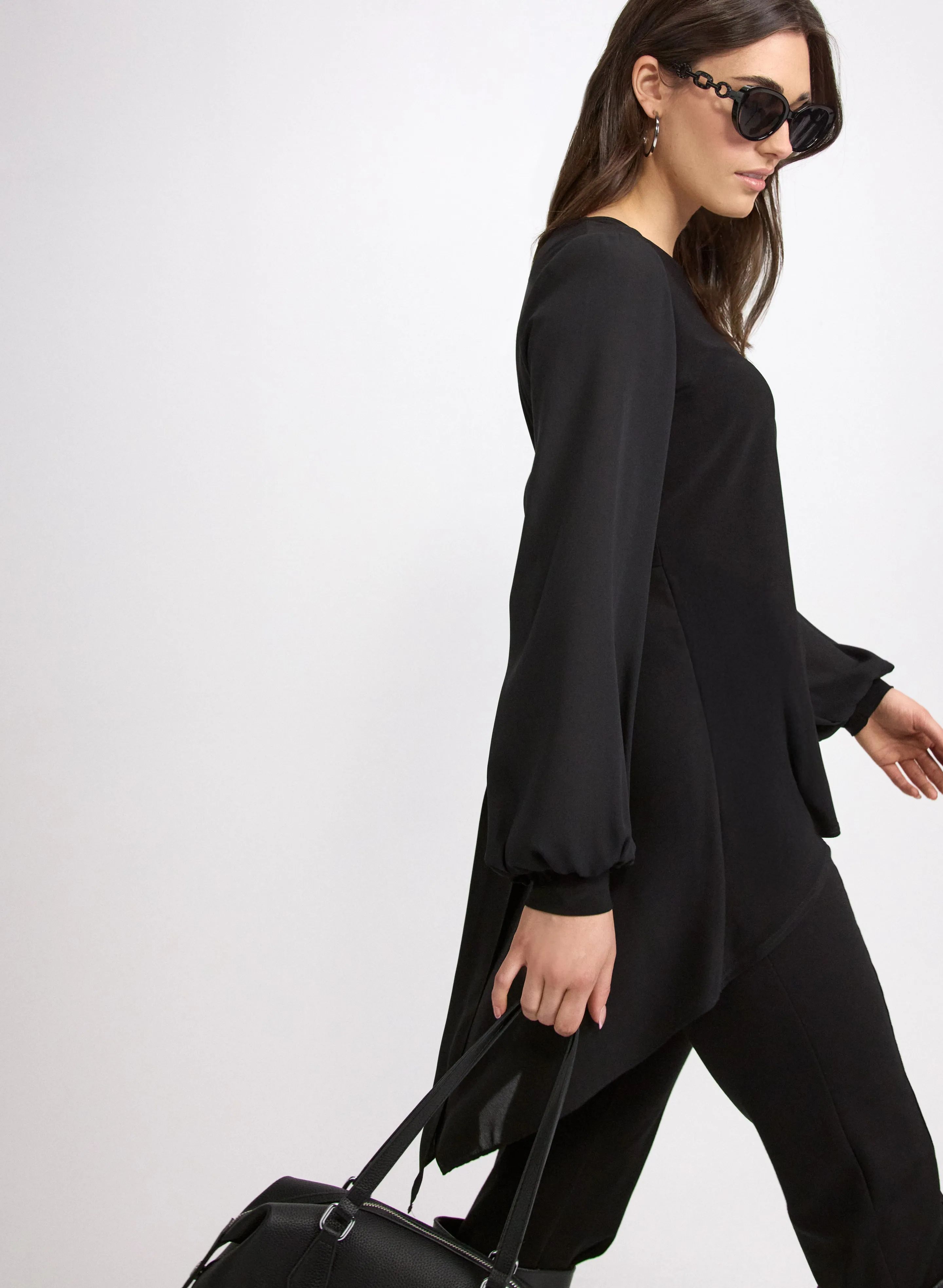 High-Low Chiffon Hem Top sold by Laura product image thumbnail 2