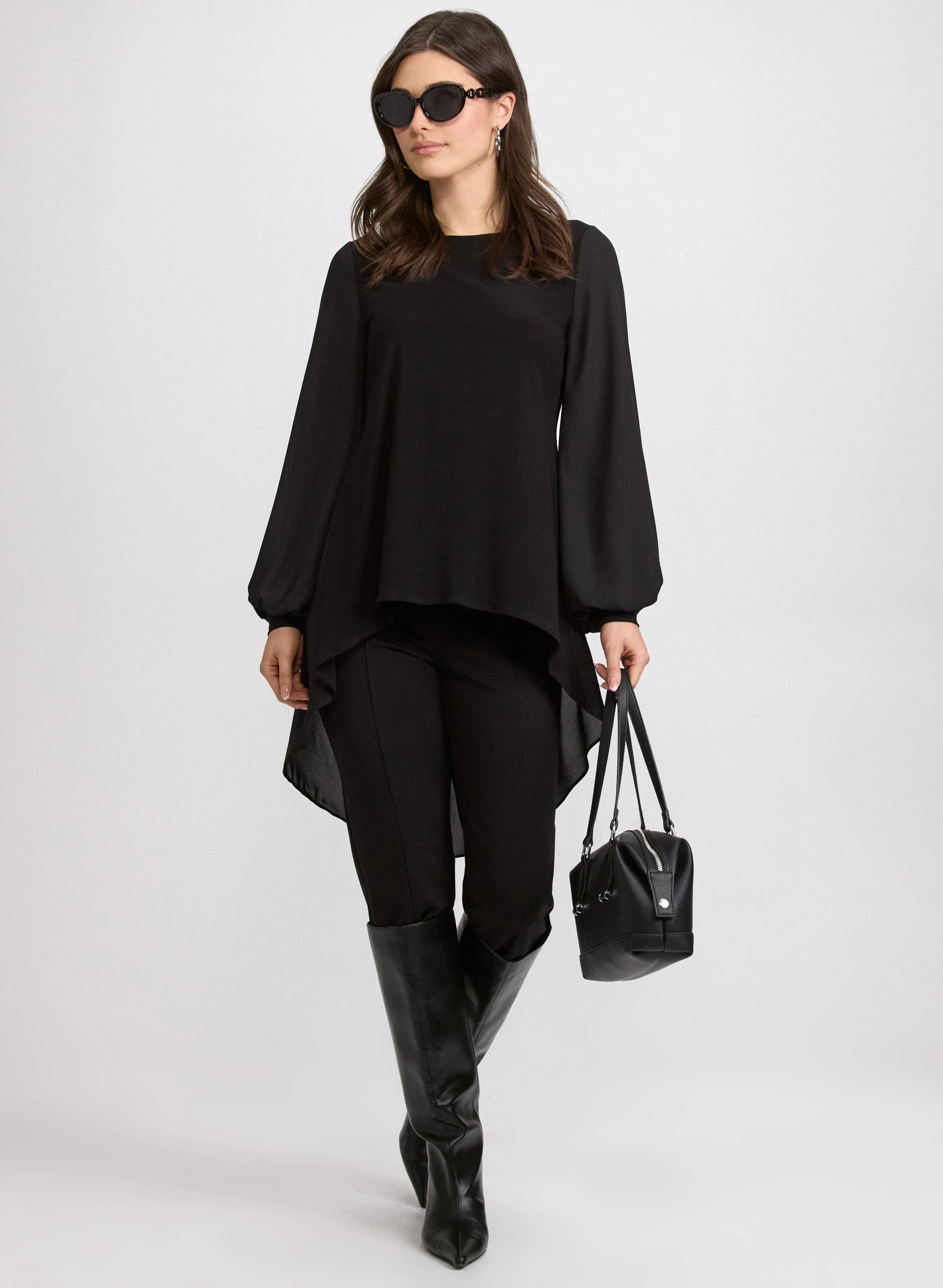 High-Low Chiffon Hem Top sold by Laura product image thumbnail 3