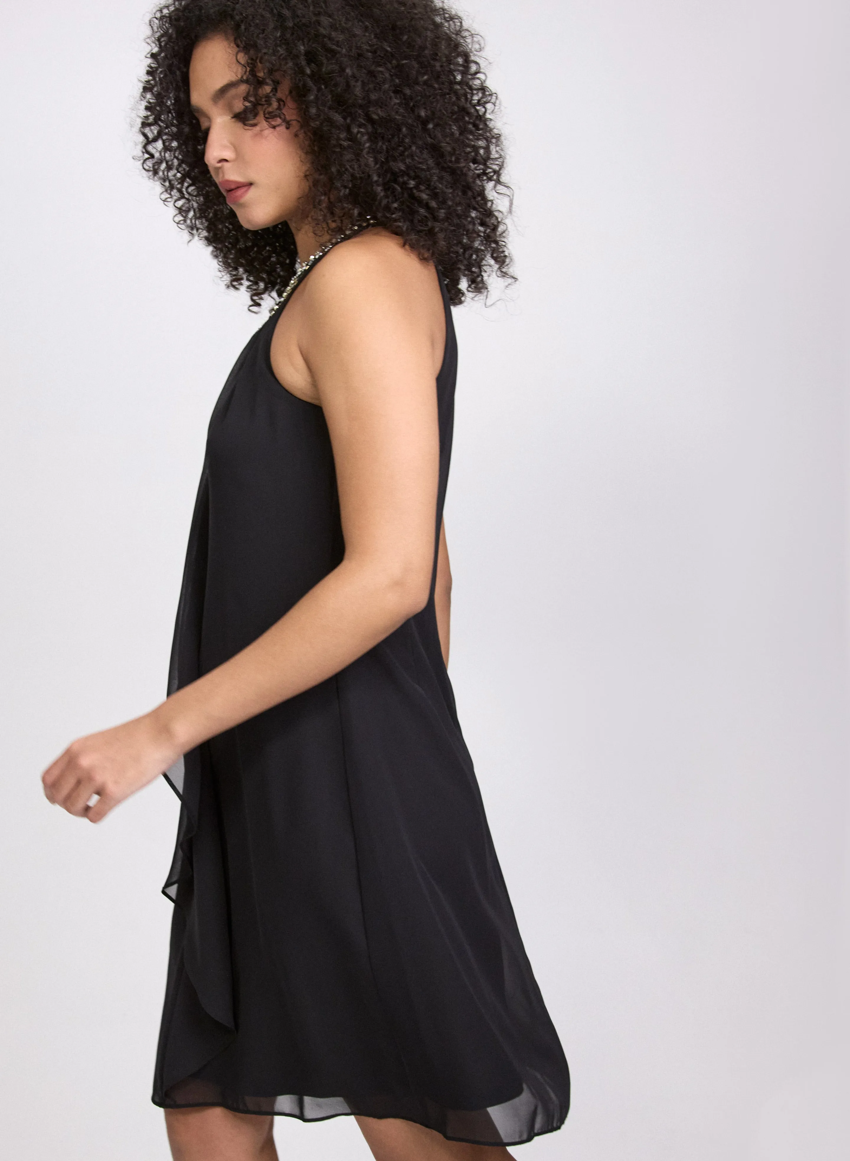 Beaded Halter Neck Dress - Short sold by Laura product image thumbnail 4