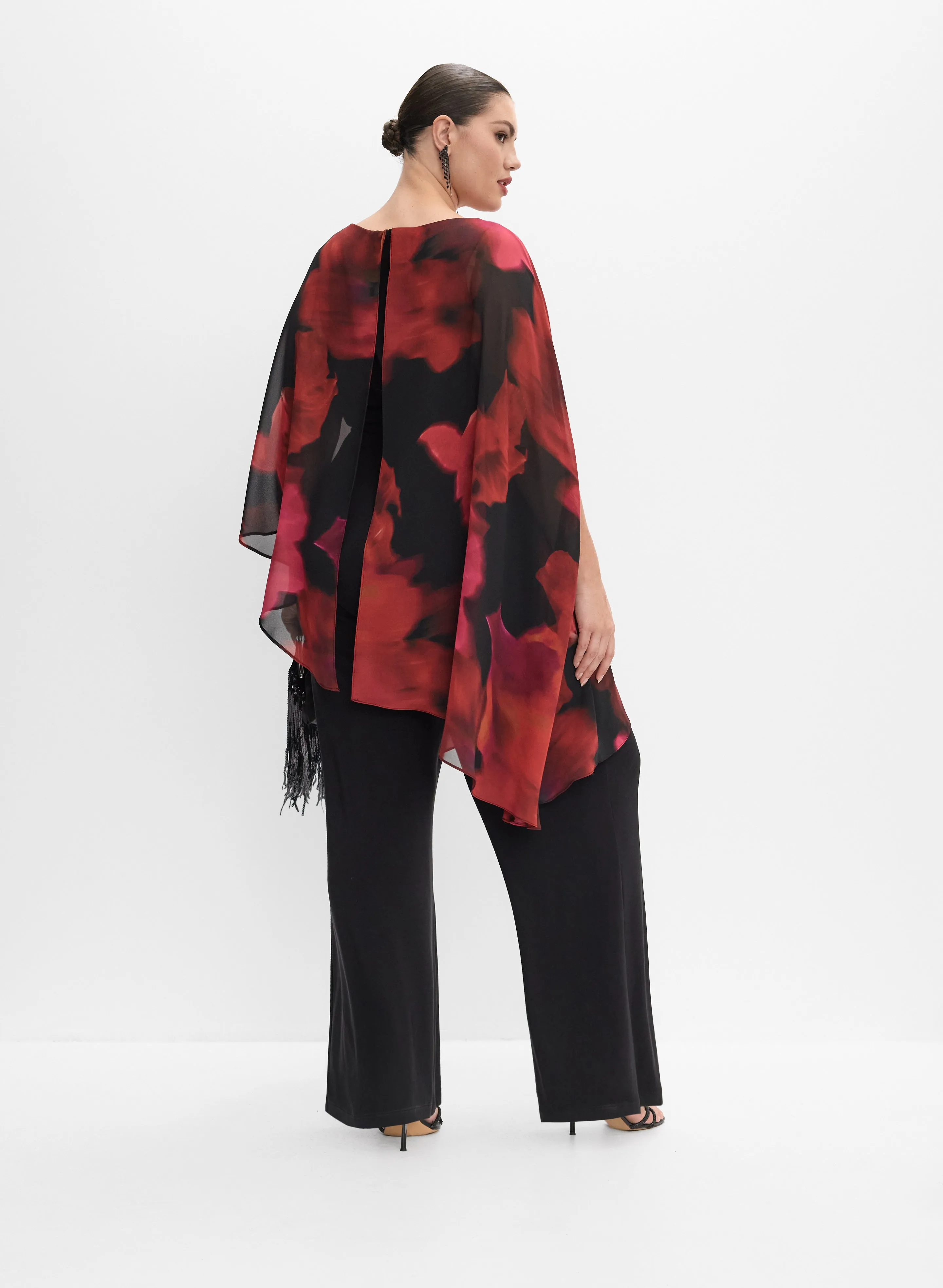 Melanie Lyne - Chiffon & Jersey Jumpsuit sold by Laura product image thumbnail 5