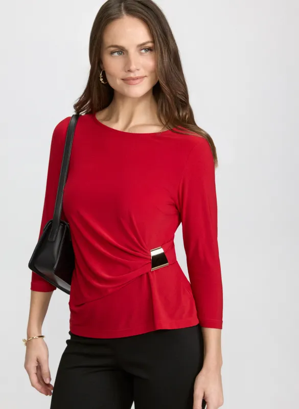 Metal Buckle Top sold by Laura