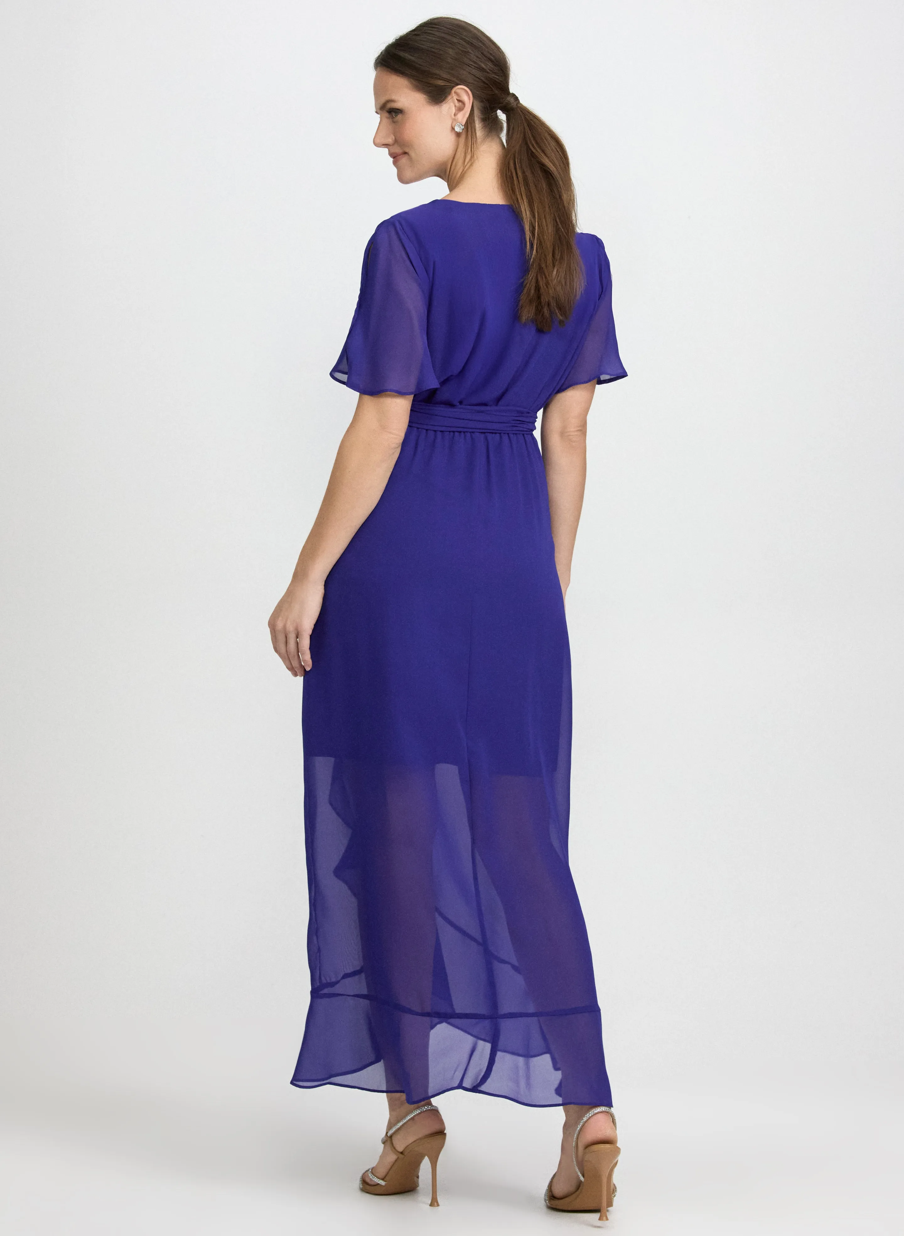 Chiffon Wrap Dress sold by Laura product image thumbnail 2