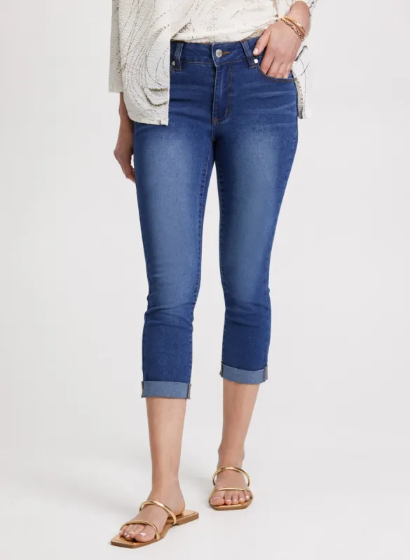 Fitted Denim Capris sold by Laura