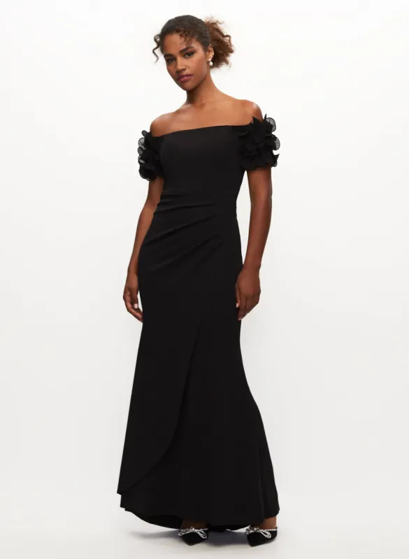 Off-the-Shoulder Ruffle Dress sold by Laura