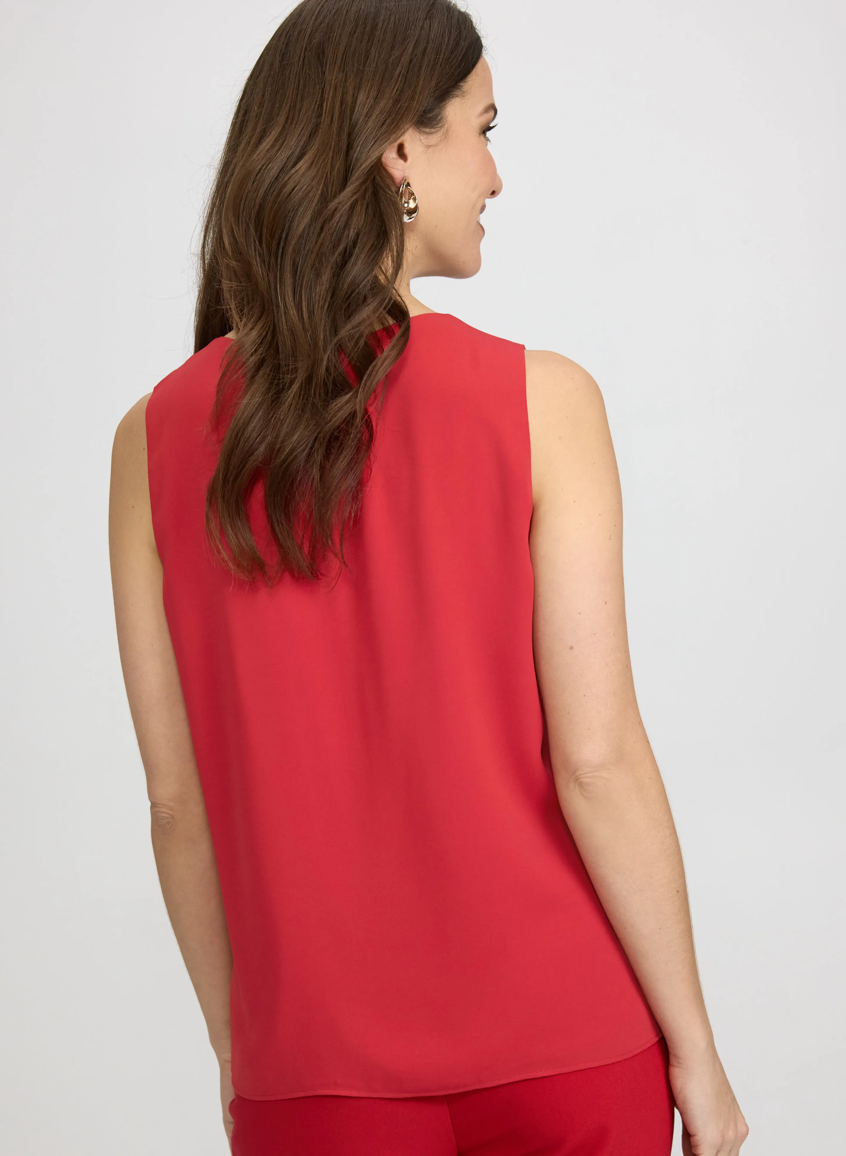 Sleeveless V-Neck Blouse sold by Laura product image thumbnail 3