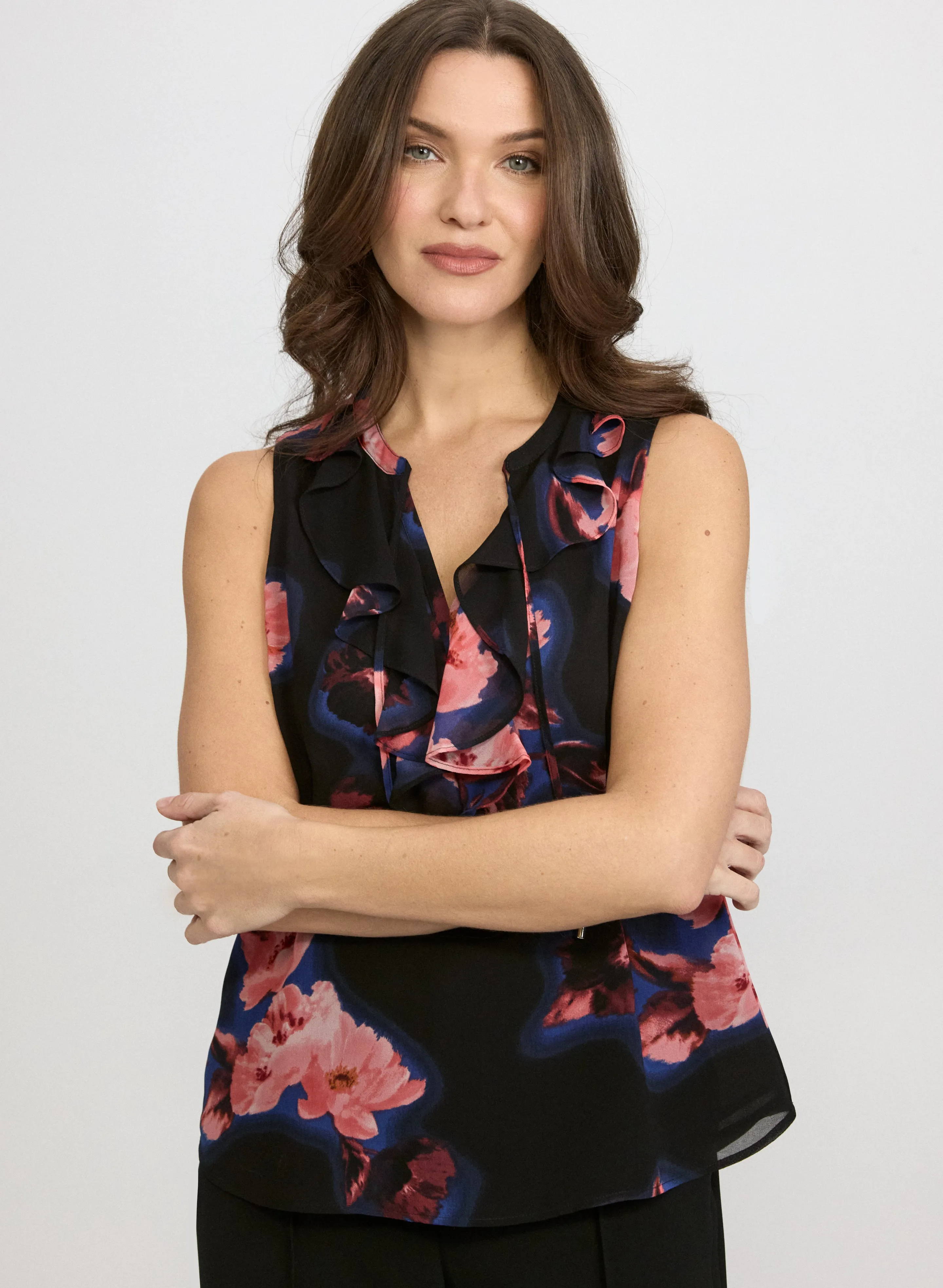 Sleeveless Floral Blouse sold by Laura product image thumbnail 2