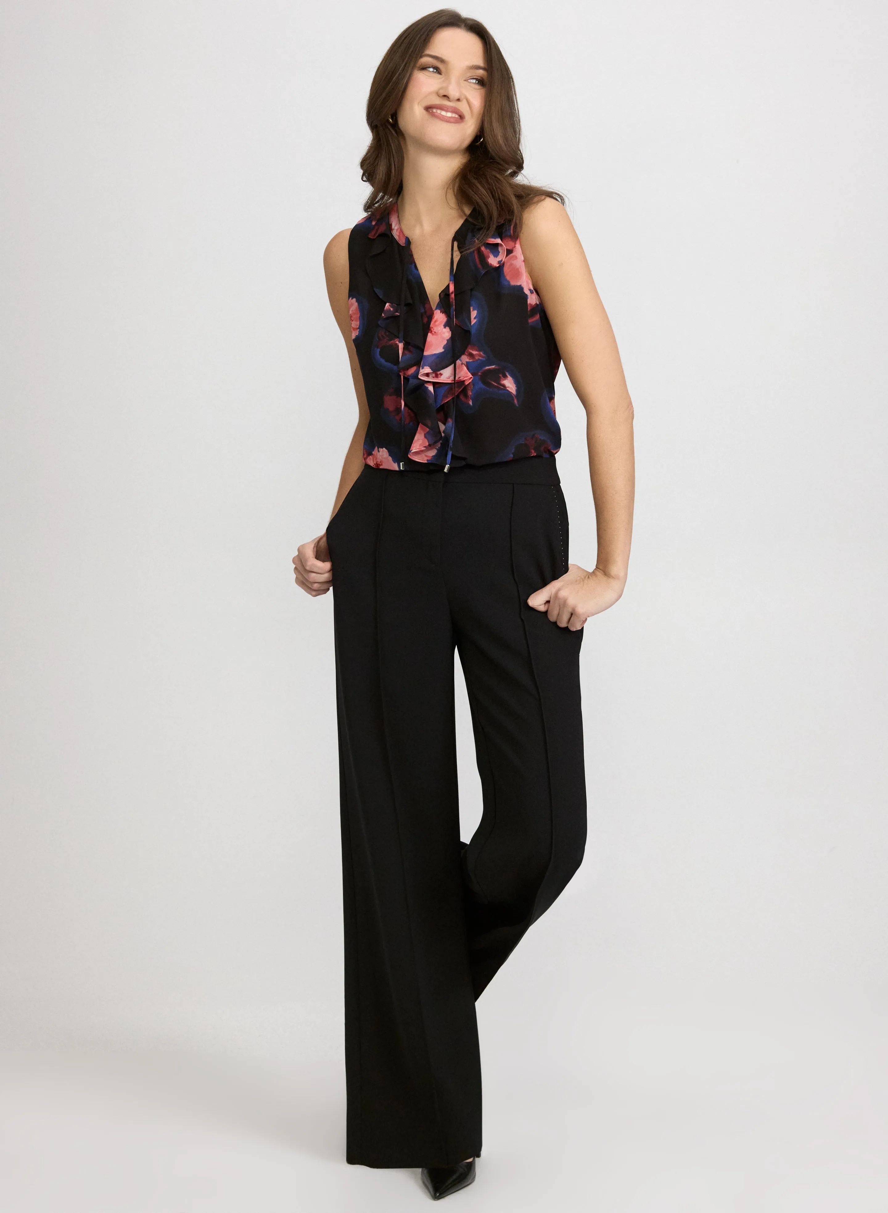 Sleeveless Floral Blouse sold by Laura product image thumbnail 4