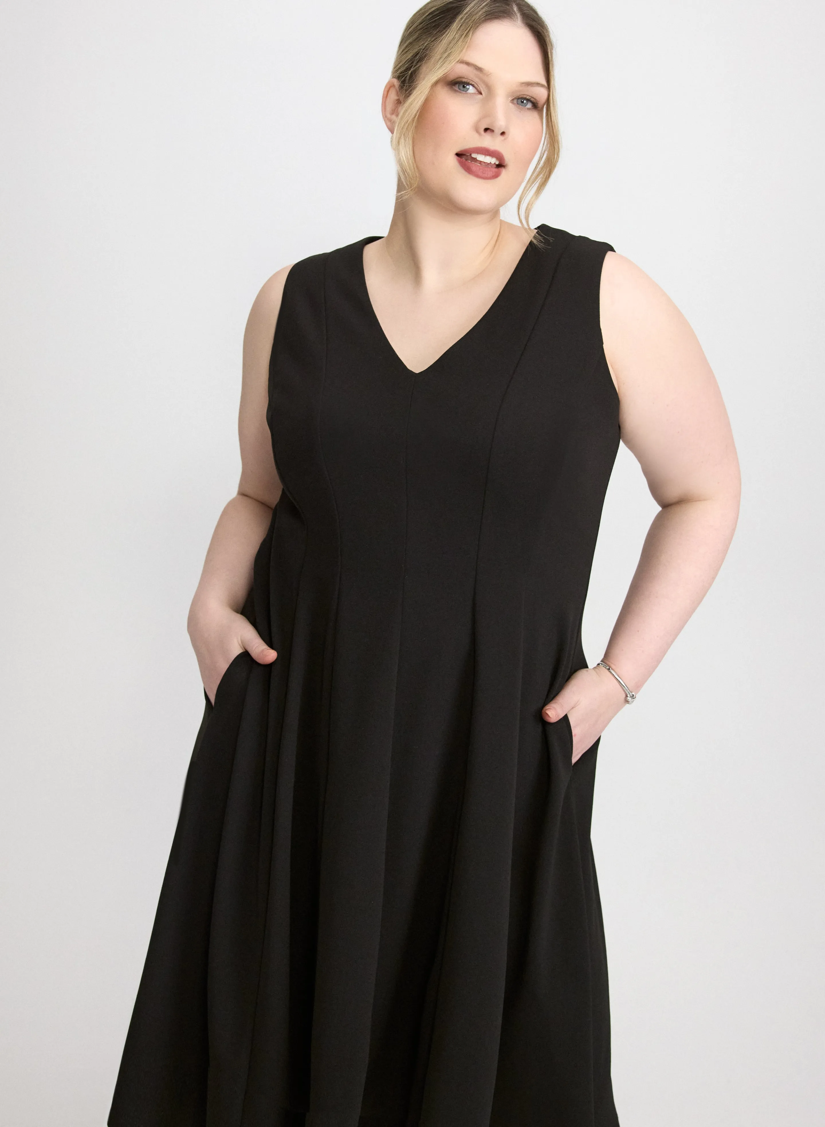 Crepe Fit and Flare Dress sold by Laura product image thumbnail 4