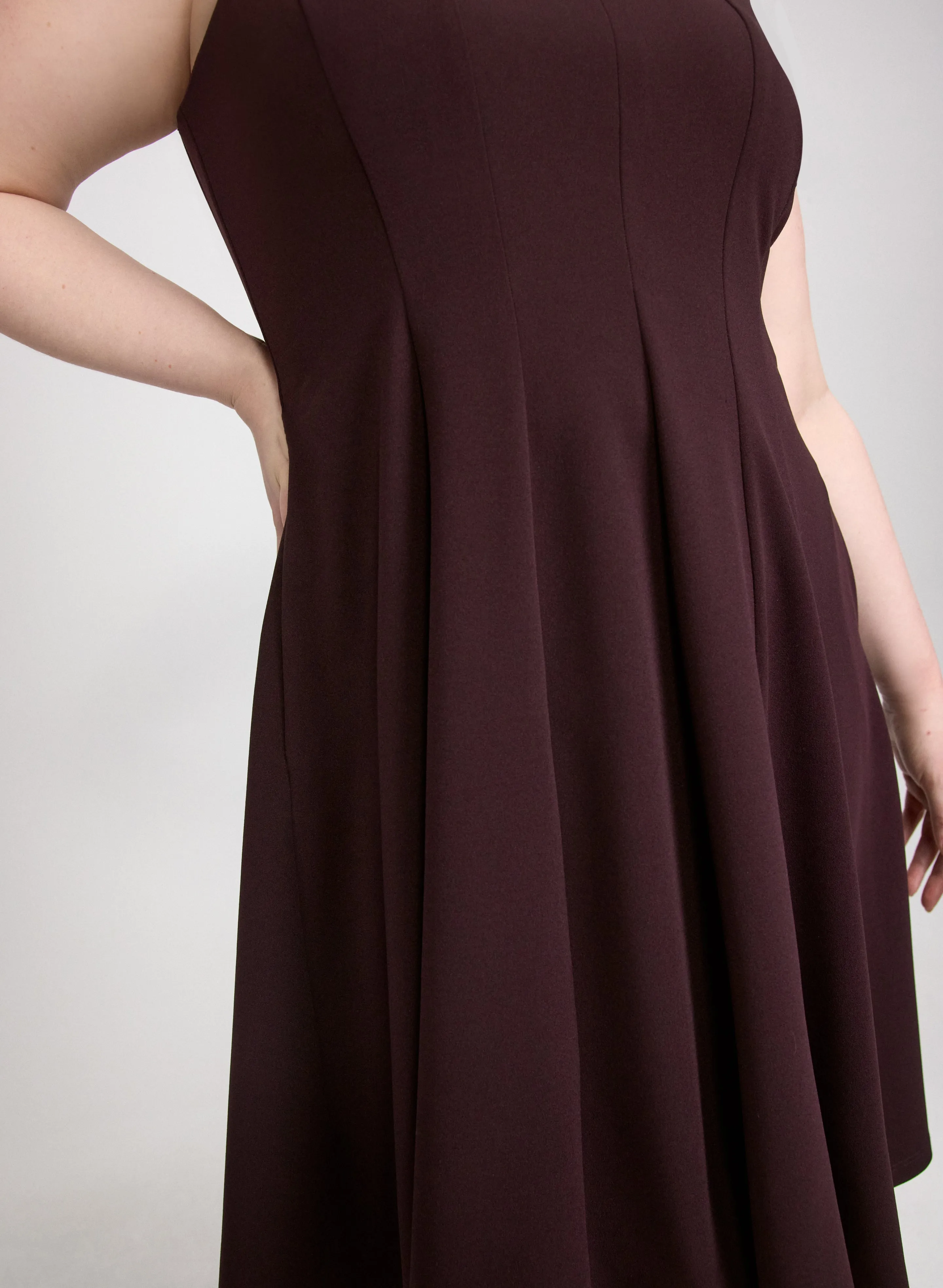 Crepe Fit and Flare Dress sold by Laura product image thumbnail 5