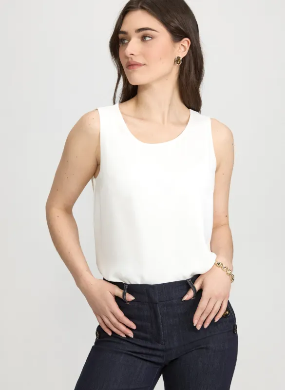 Sleeveless Crepe Blouse sold by Laura