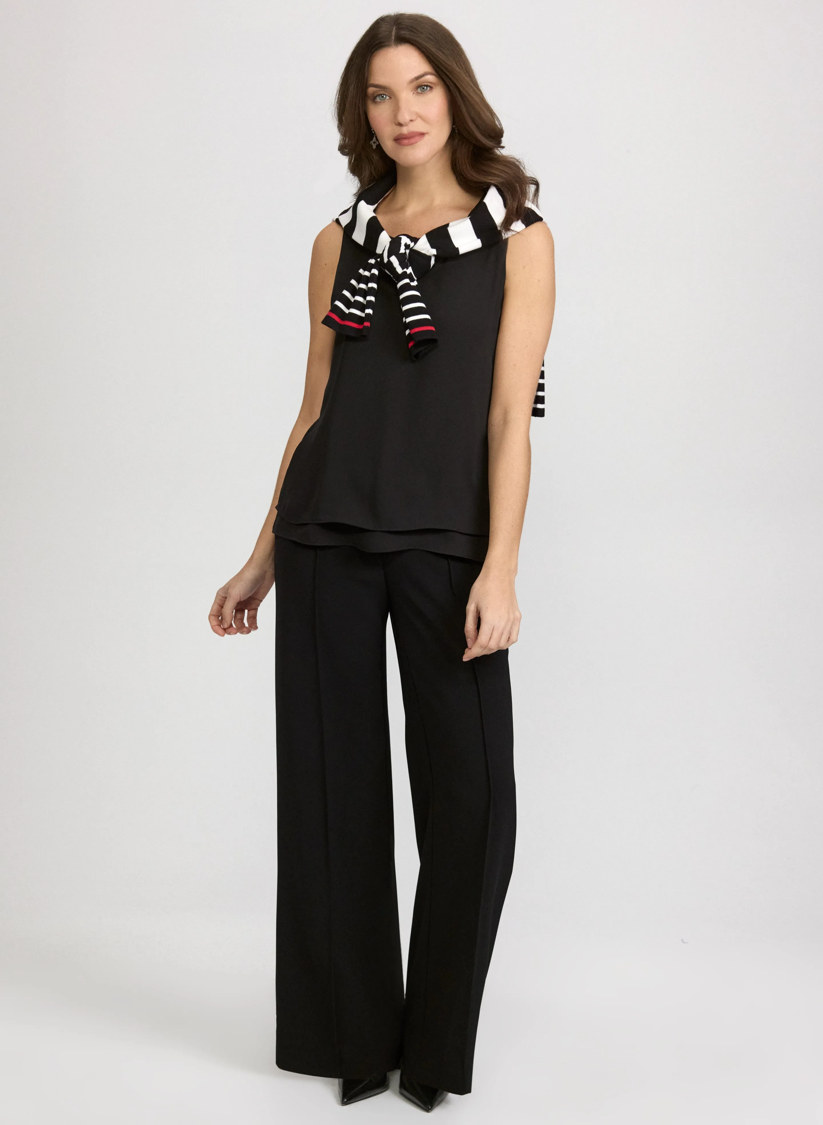 Sleeveless Crepe Blouse sold by Laura product image thumbnail 3