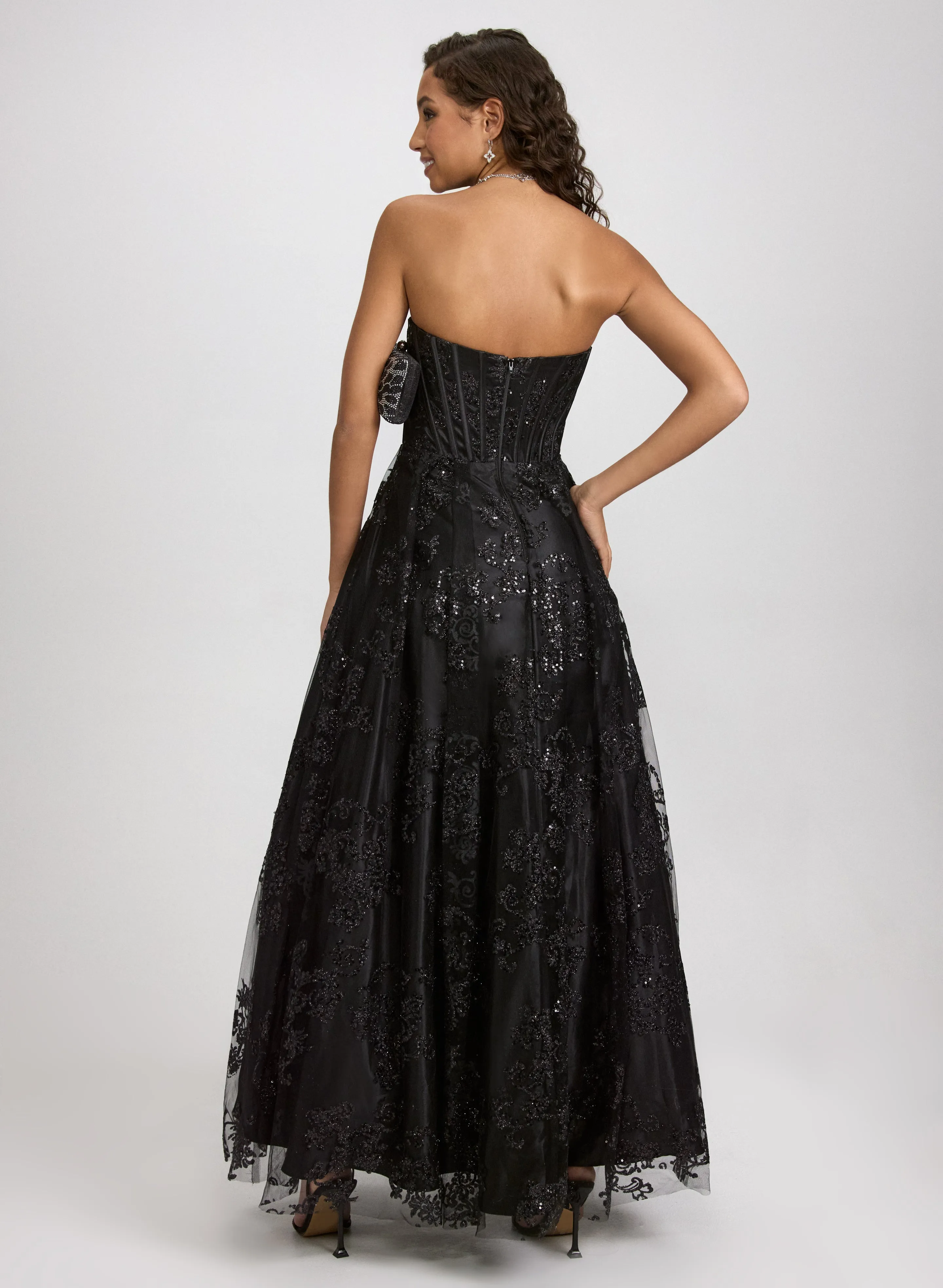Strapless Floral Dress sold by Laura product image thumbnail 3