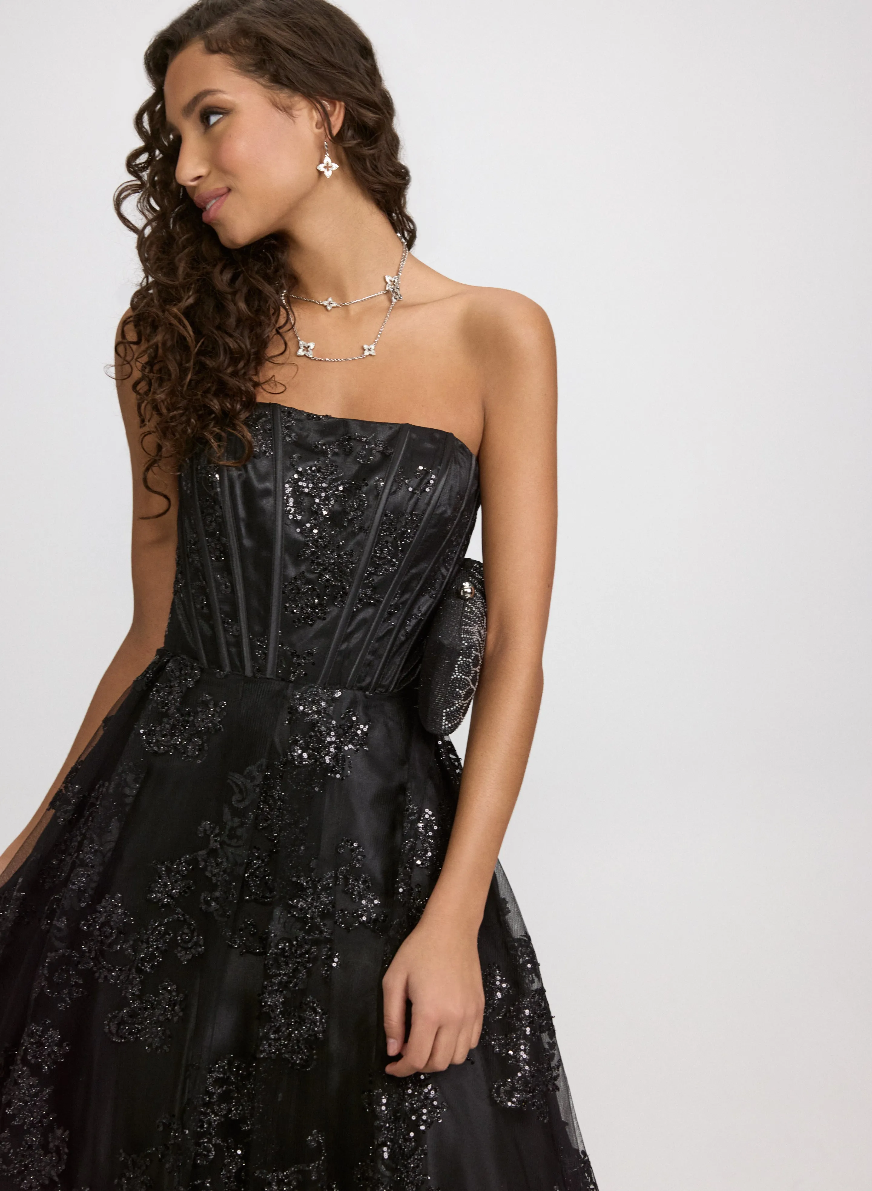 Strapless Floral Dress sold by Laura product image thumbnail 4